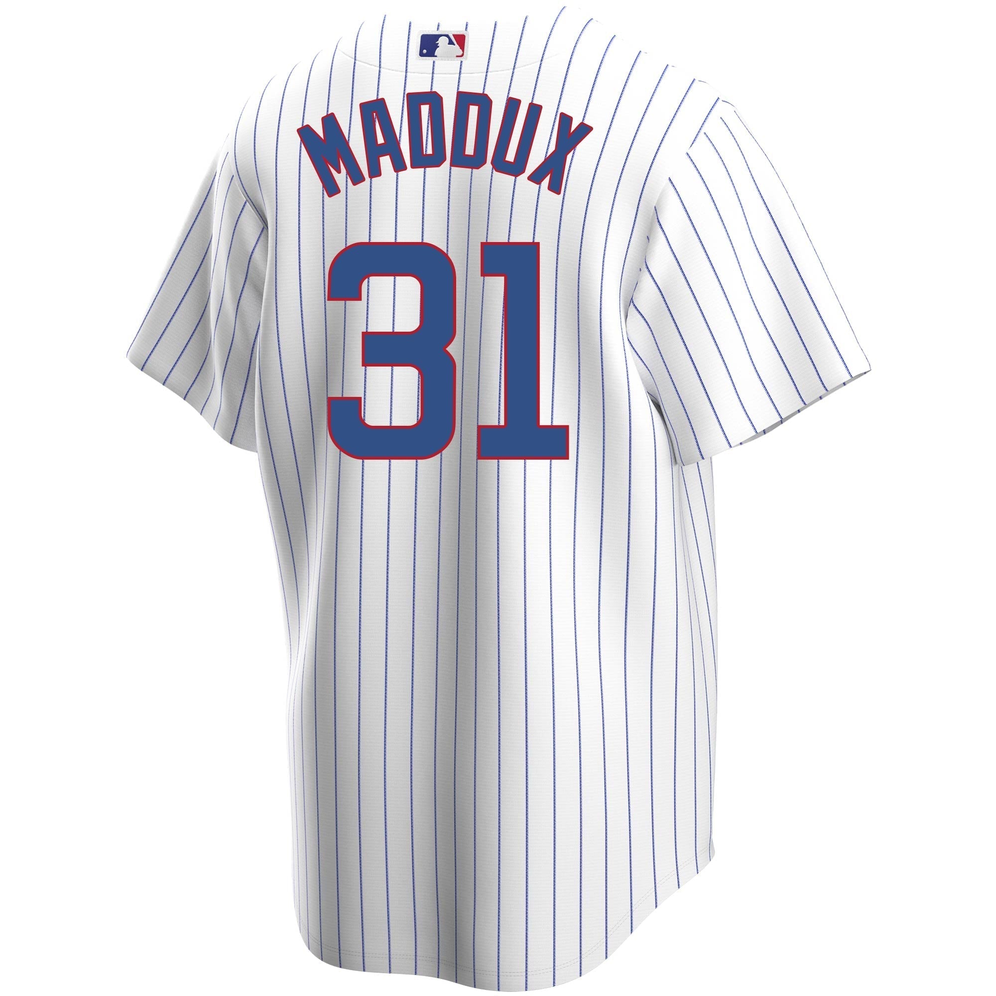 Greg Maddux Chicago Cubs Home Pinstripe Men's Replica Jersey