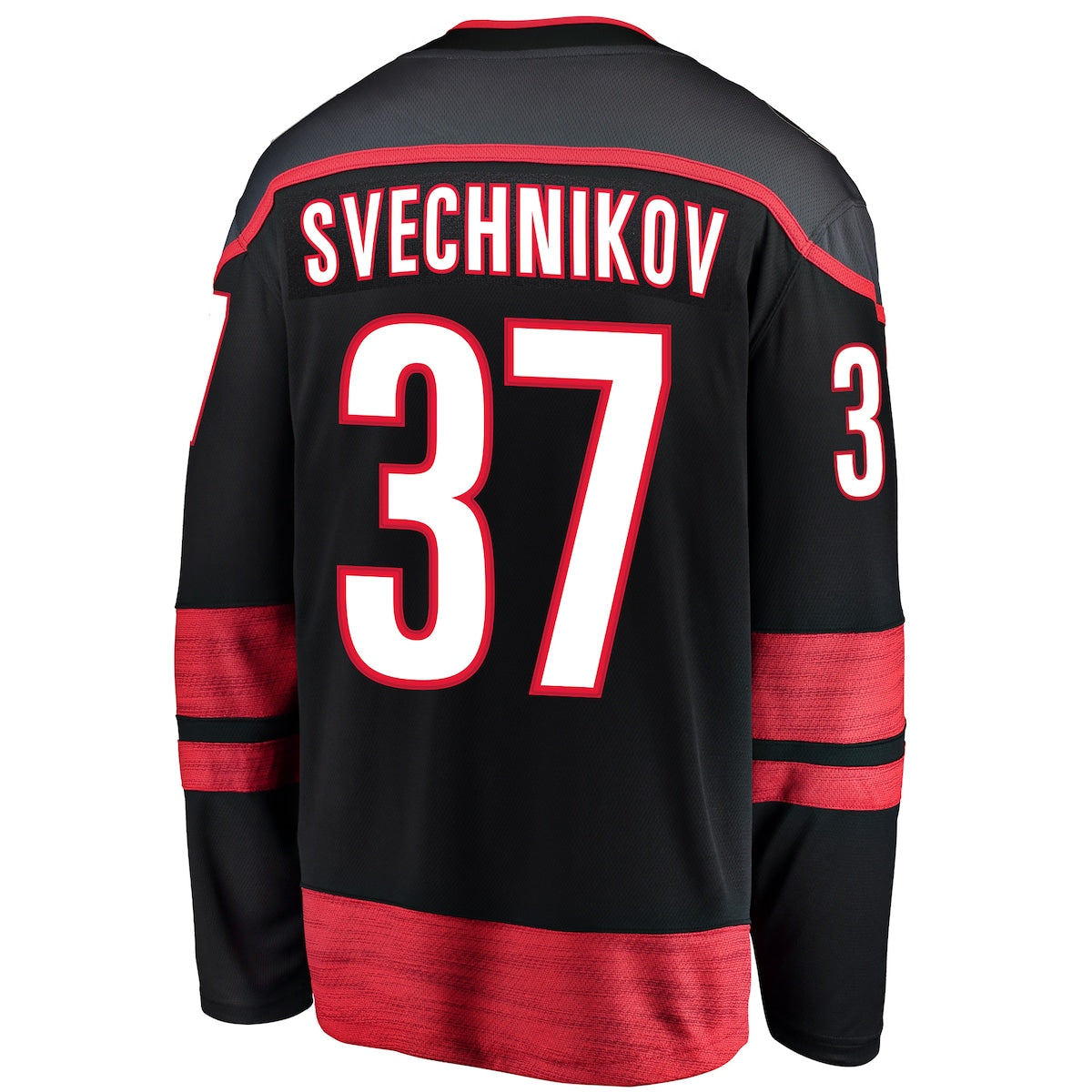 Men's Andrei Svechnikov Fanatics Hurricanes Home Premier Breakaway Jersey - Black