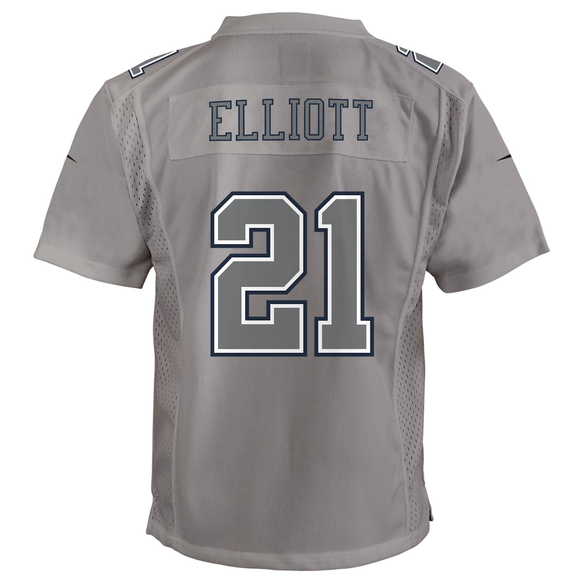 Boys' Grade School Ezekiel Elliott Nike Cowboys Atmosphere Game Jersey - Grey