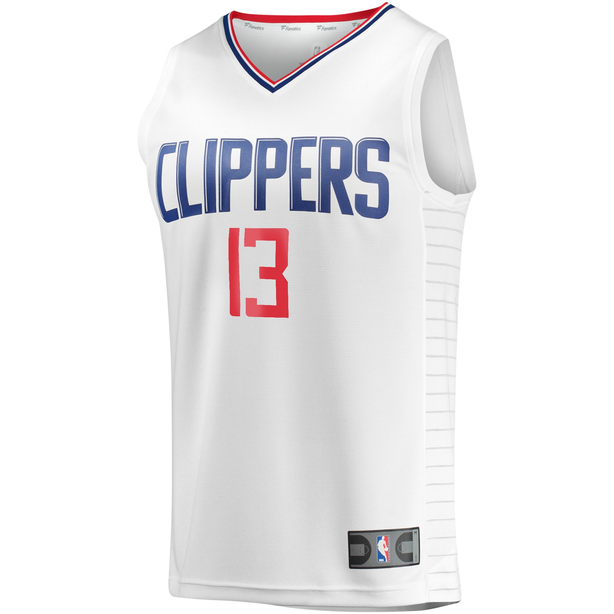 Paul George LA Clippers Fanatics Branded Youth Fast Break Player Jersey - Association Edition - White