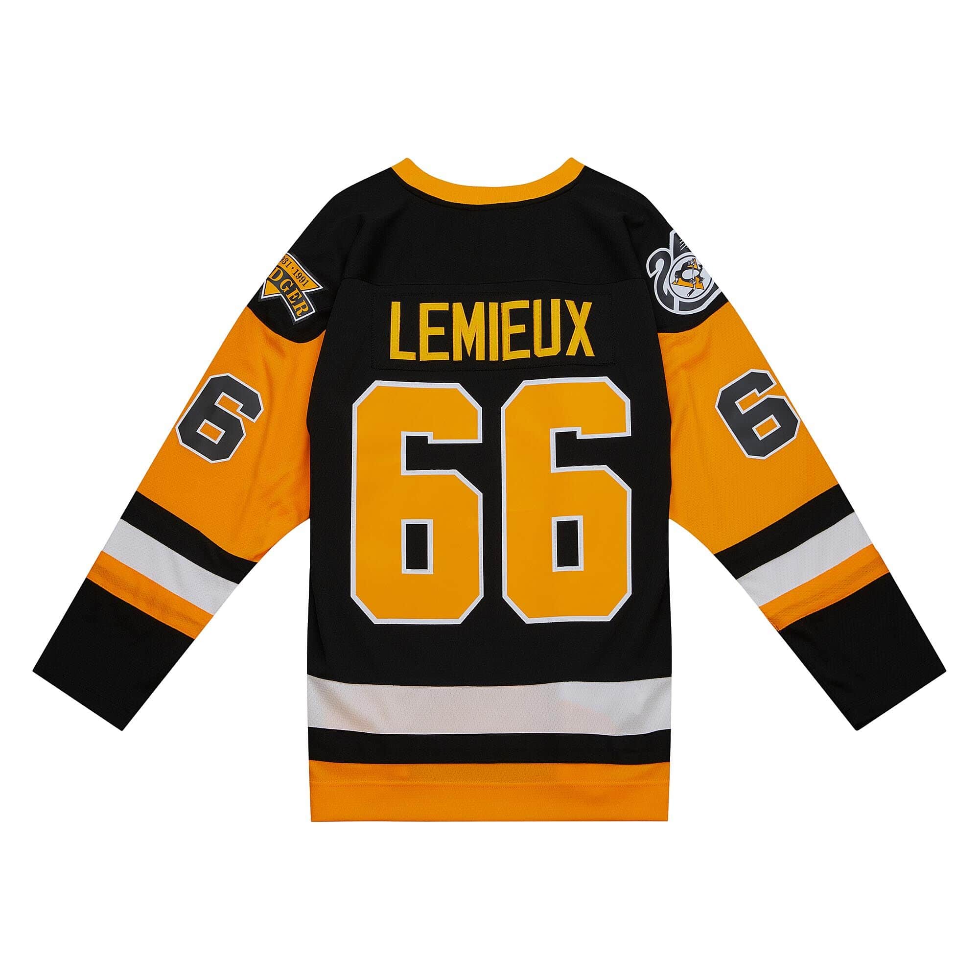 Blue Line Mario Lemieux Pittsburgh Penguins 1991 Jersey