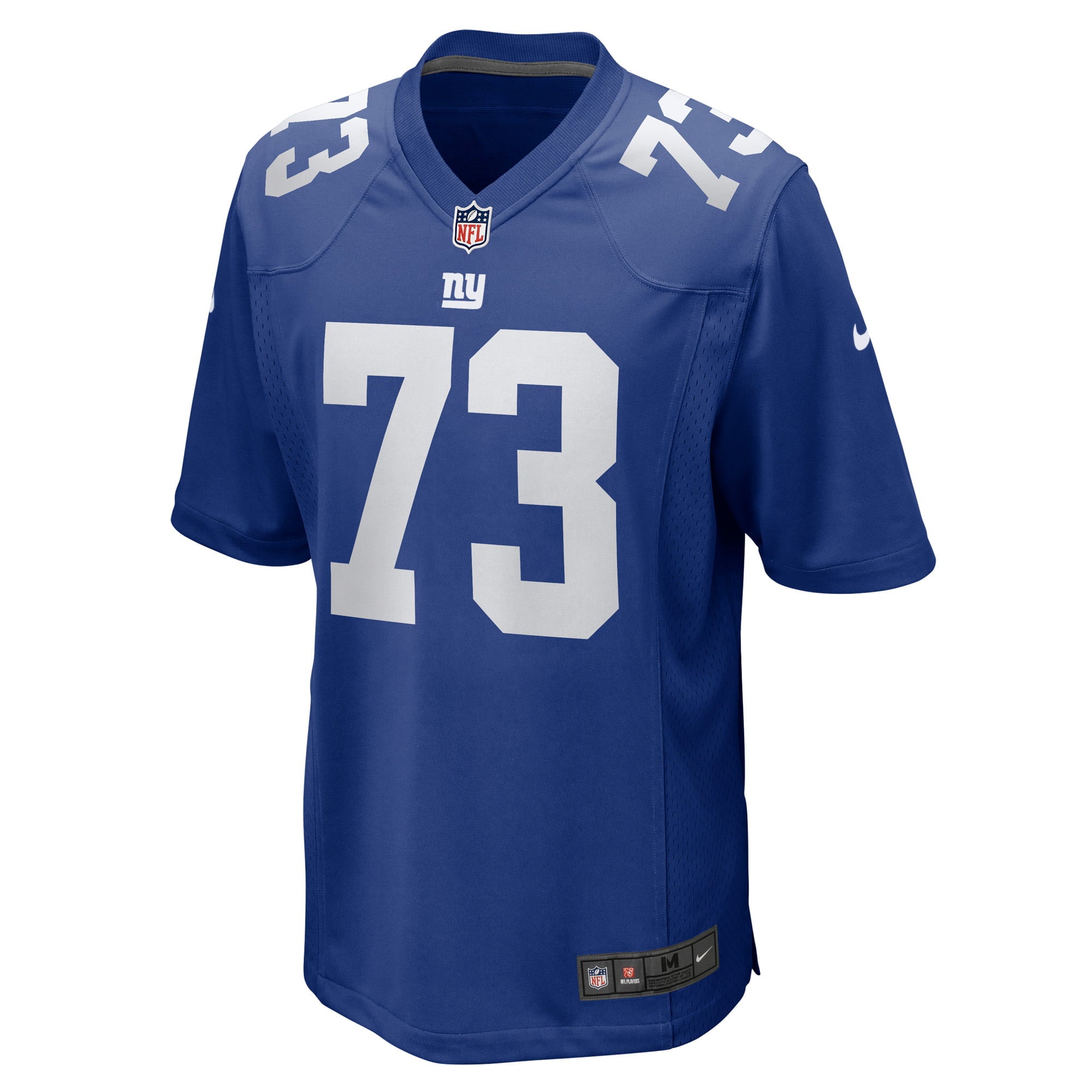 Men's Nike Evan Neal Royal New York Giants Player Game Jersey