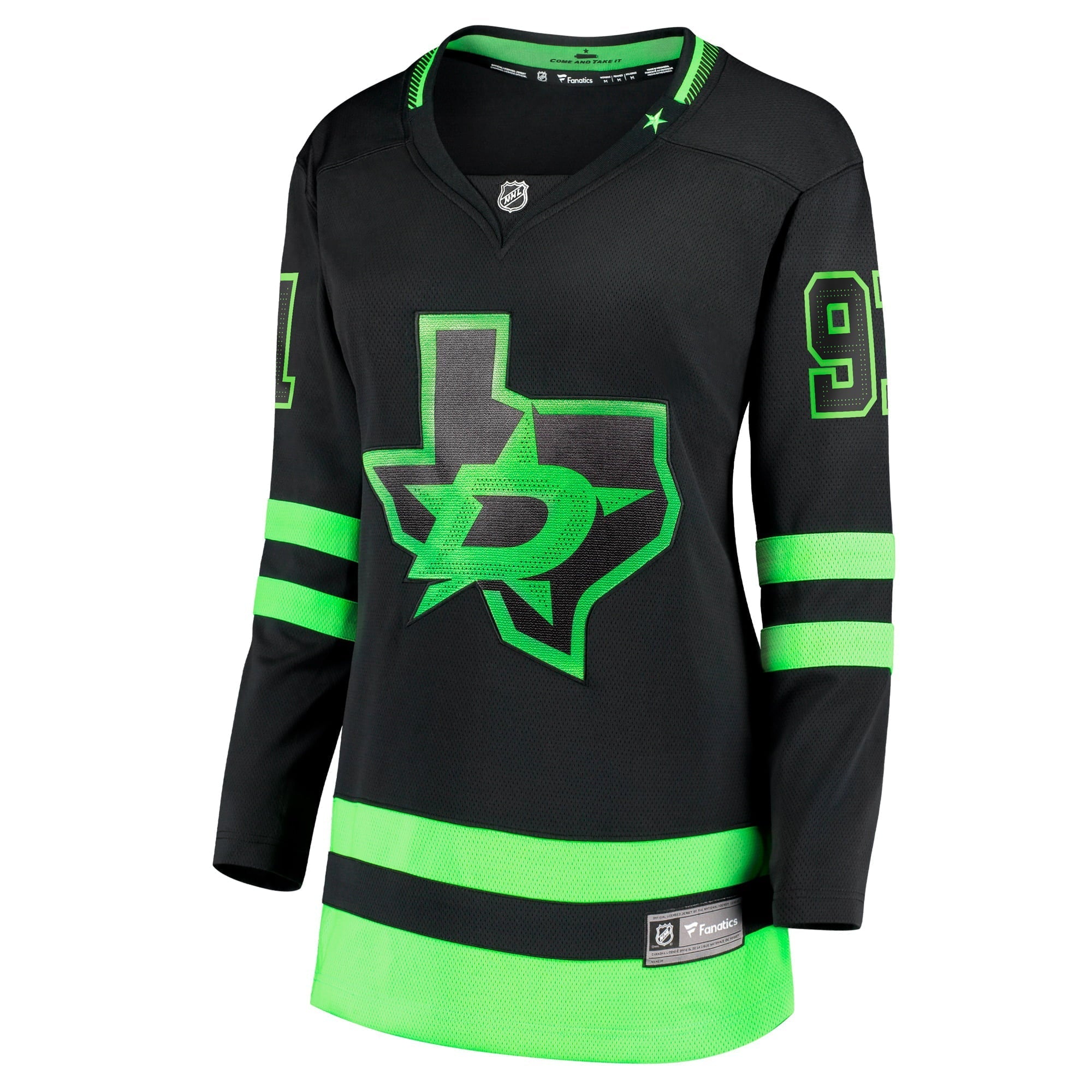 Women's Fanatics Branded Tyler Seguin Black Dallas Stars 2020/21 Alternate Premier Breakaway Player Jersey