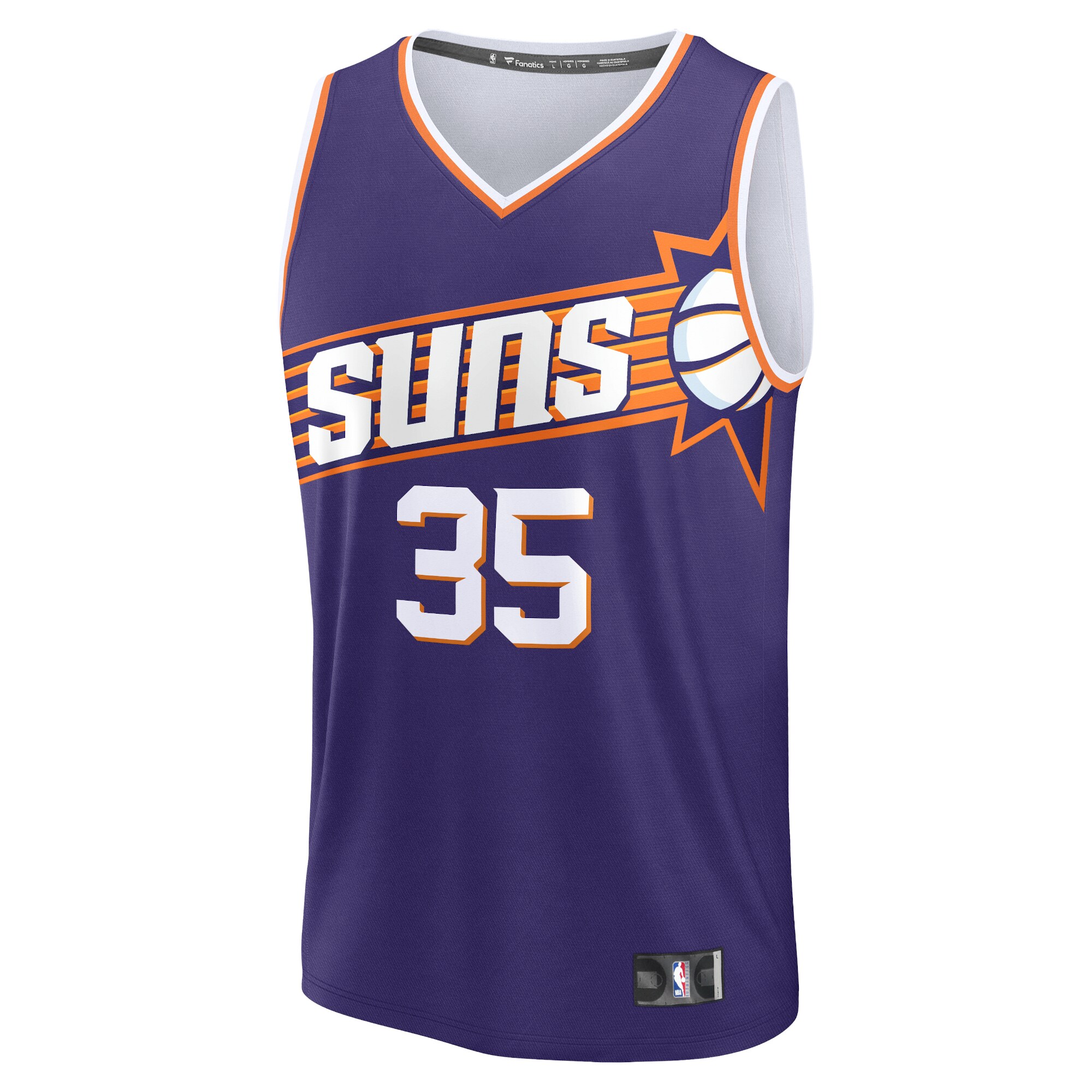 Kevin Durant Phoenix Suns Fanatics Branded Youth Fast Break Player Jersey - Icon Edition - Purple