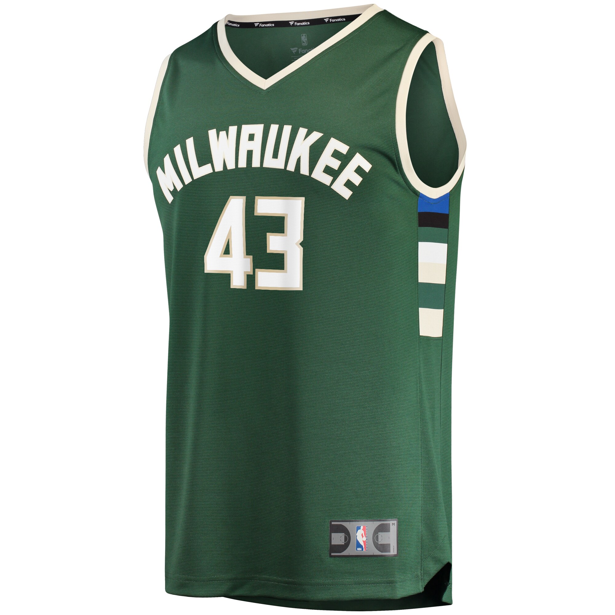 Thanasis Antetokounmpo Milwaukee Bucks Fanatics Branded Fast Break Replica Player Jersey - Icon Edition - Hunter Green