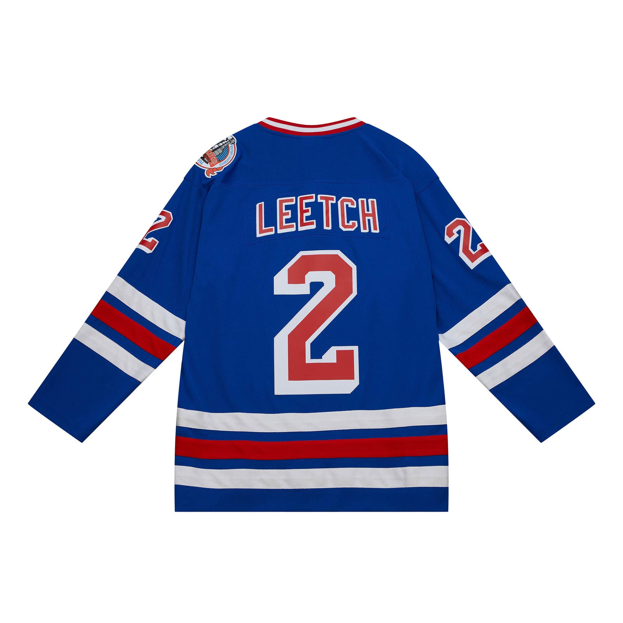 Blue Line Brian Leetch New York Rangers 1993 Jersey