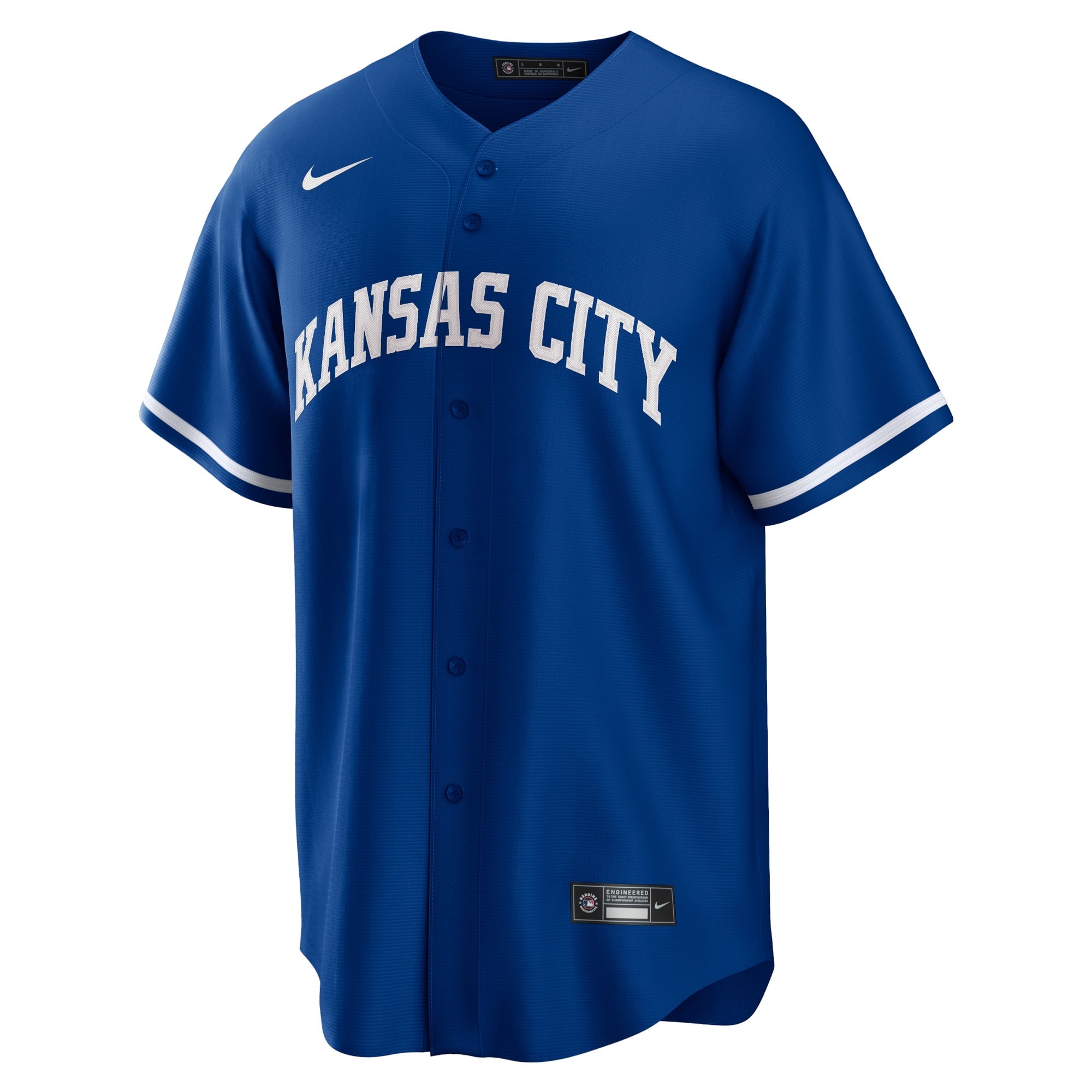 Men's Nike Royal Kansas City Royals Alternate Replica Team Jersey
