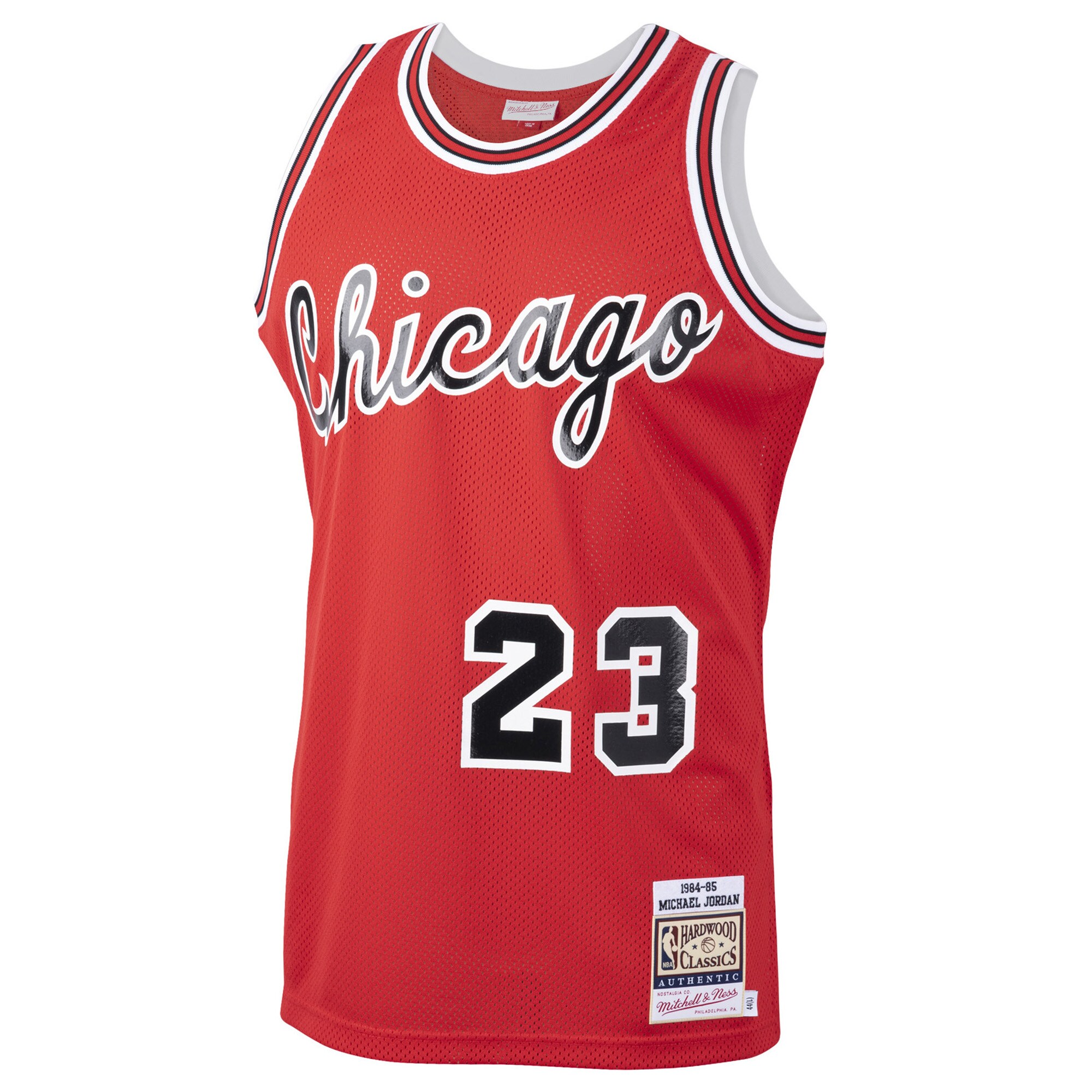 Michael Jordans Chicago Bulls Mitchell & Ness 1984-85 Hardwood Classics Rookie Authentic Jersey - Red