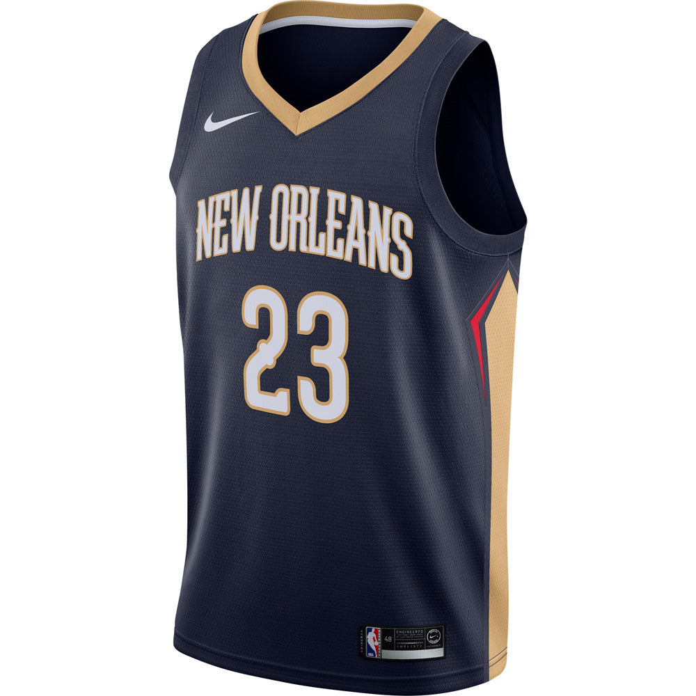 Men's New Orleans Pelicans Anthony Davis Icon Edition Jersey - Navy