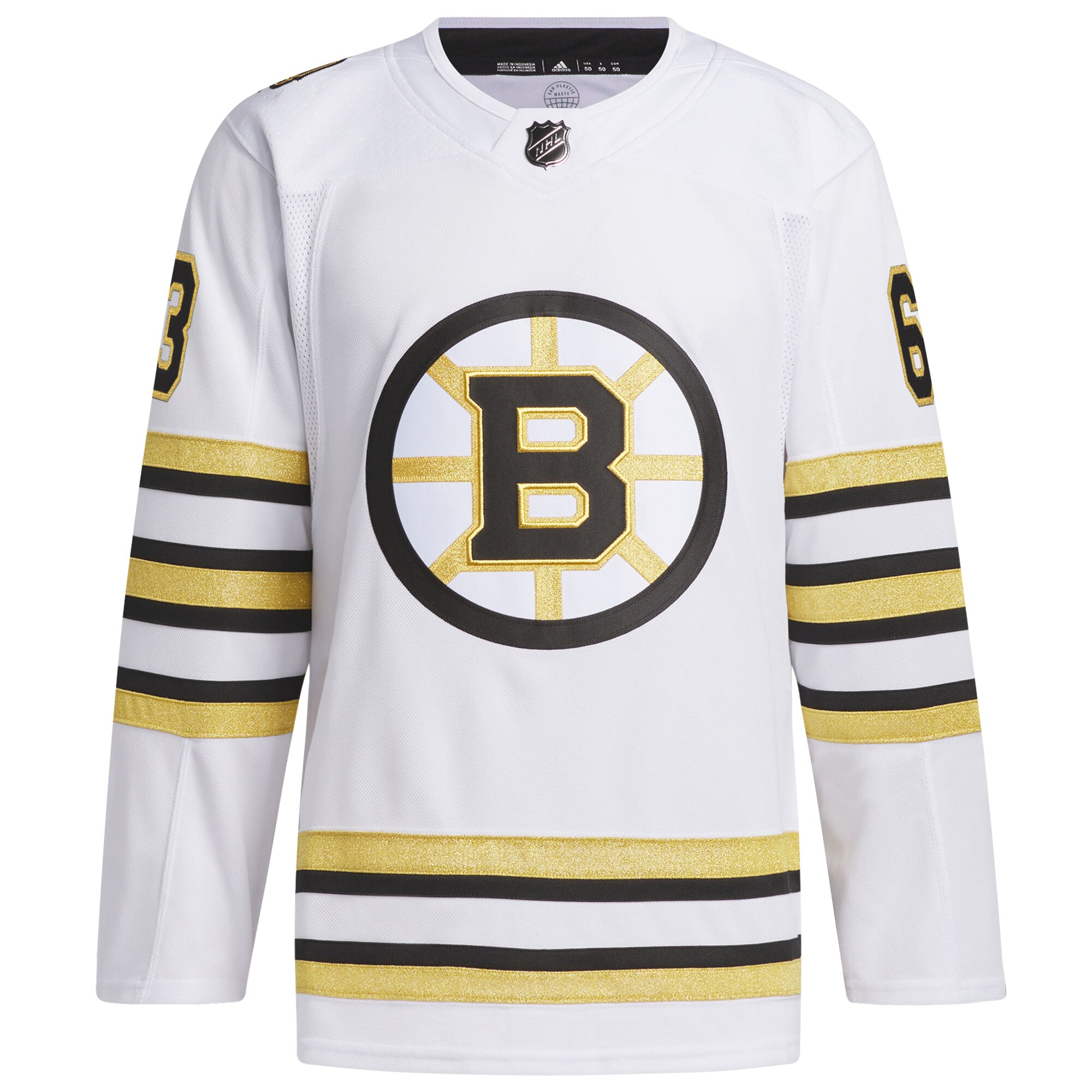 Brad Marchand Boston Bruins adidas  Primegreen Authentic Pro Player Jersey - White