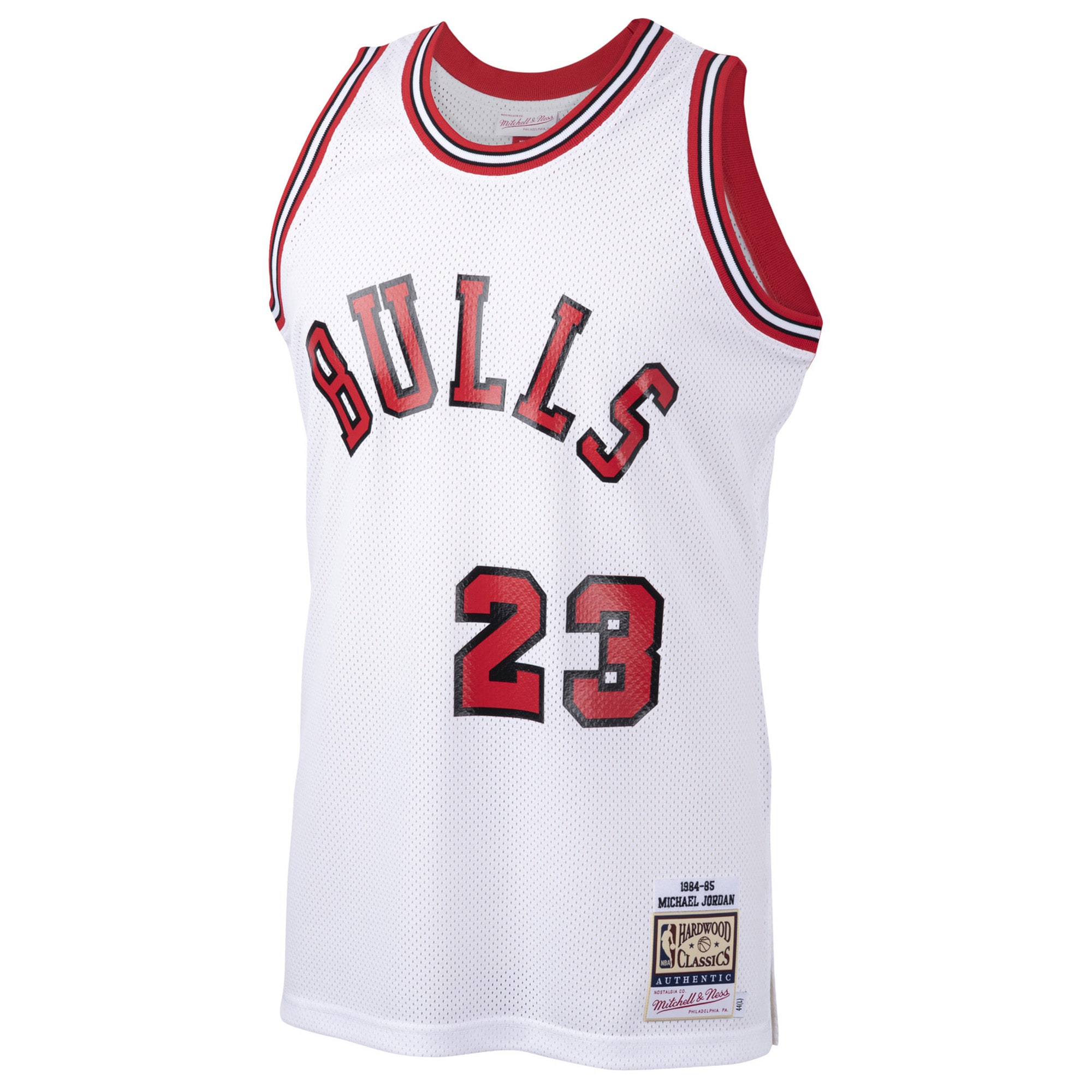Michael Jordans Chicago Bulls Mitchell & Ness 1984-85 Hardwood Classics Rookie Authentic Jersey - White