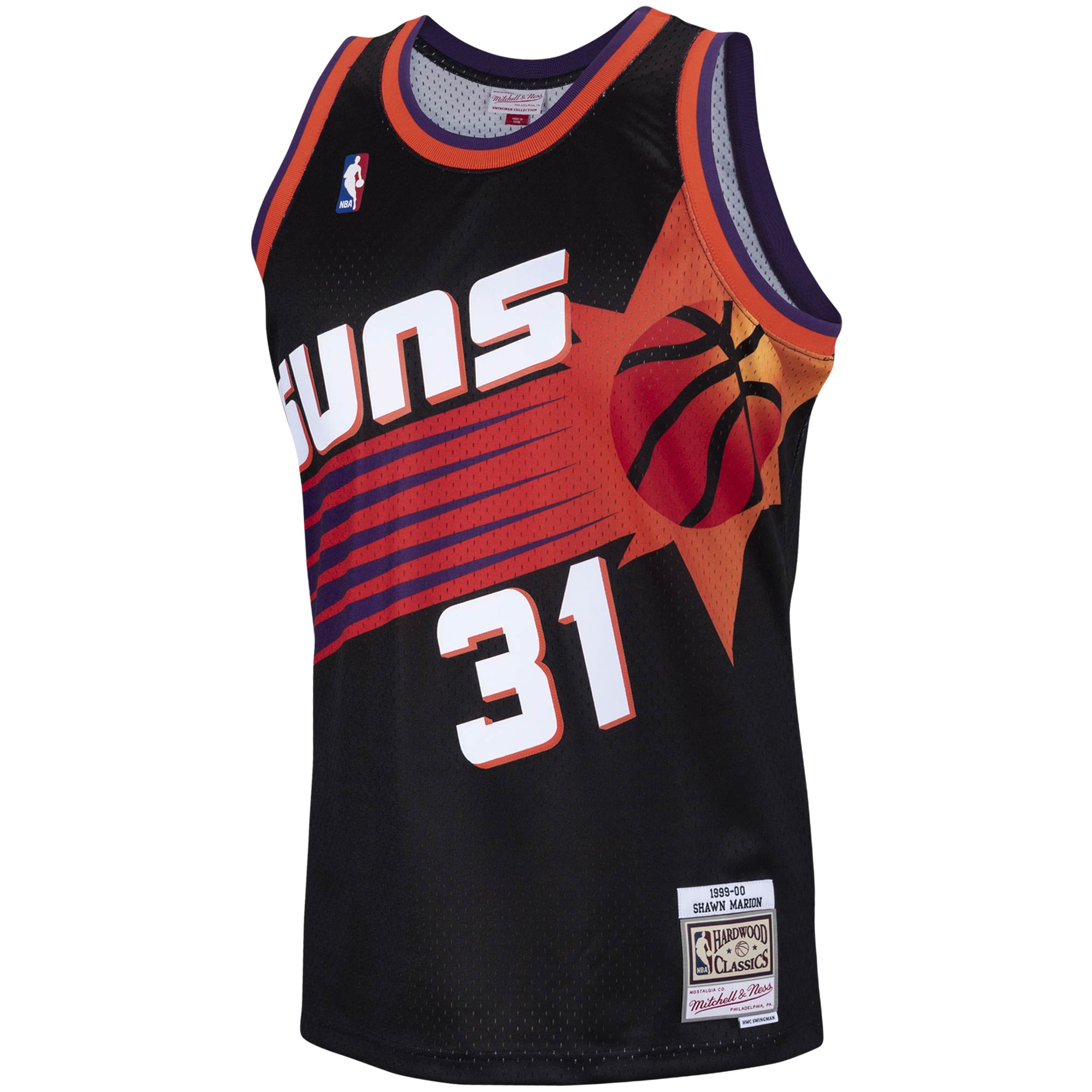 Shawn Marion Phoenix Suns Mitchell & Ness Hardwood Classics Swingman Jersey - Black