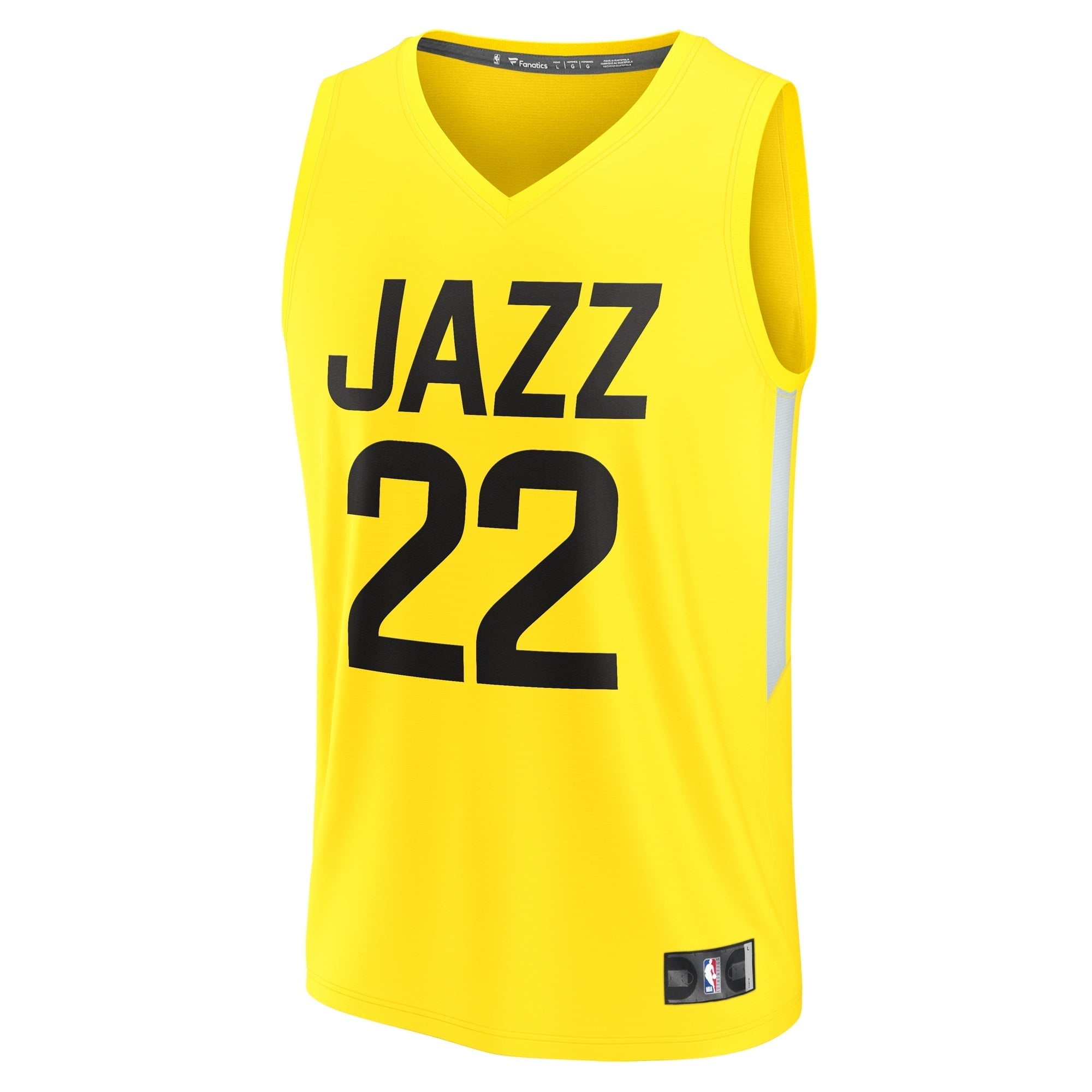 Youth Fanatics Branded Rudy Gay Yellow Utah Jazz Fast Break Player Jersey - Icon Edition