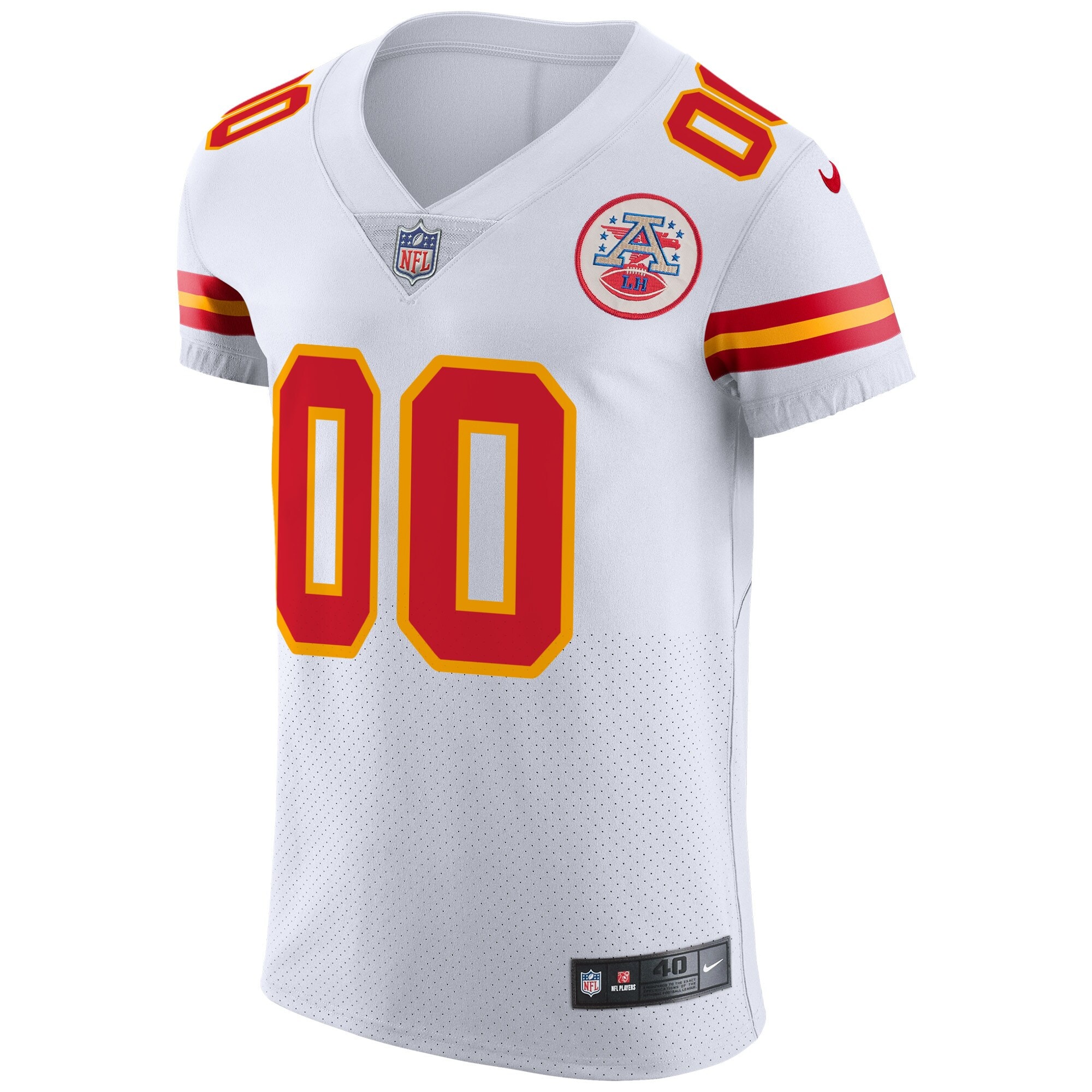 Kansas City Chiefs Nike Vapor Untouchable Elite Custom Jersey - White
