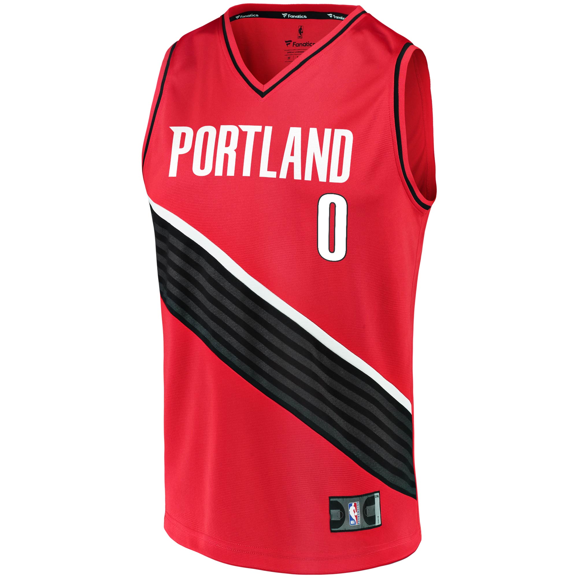 Damian Lillard Portland Trail Blazers Fanatics Branded 2020/21 Fast Break Replica Jersey - Statement Edition - Red
