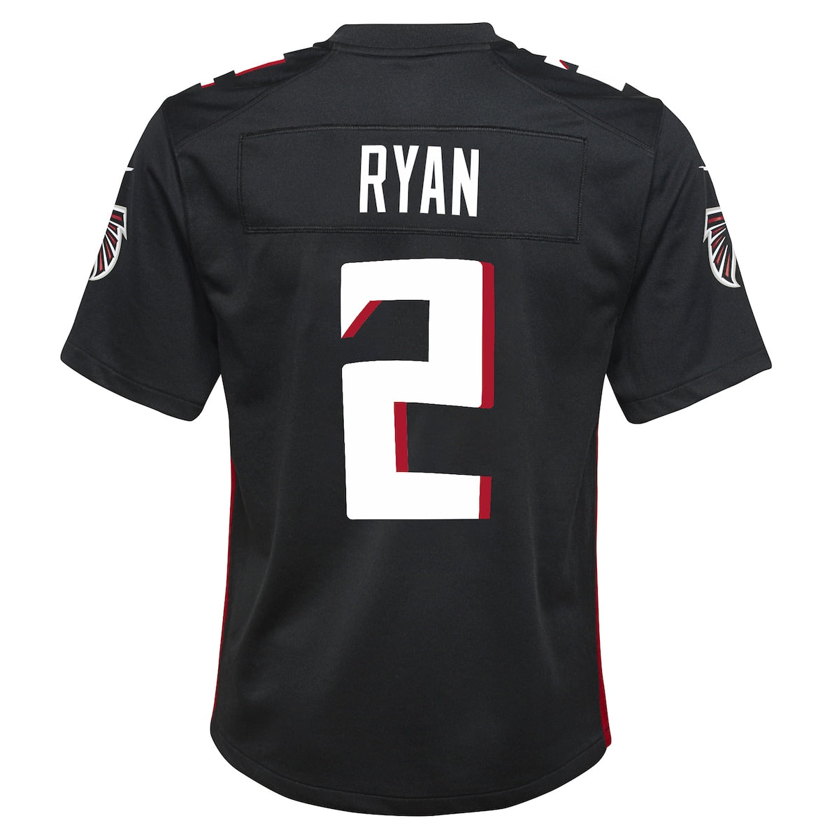 Boys' Grade School Matt Ryan Nike Falcons Game Jersey - Black