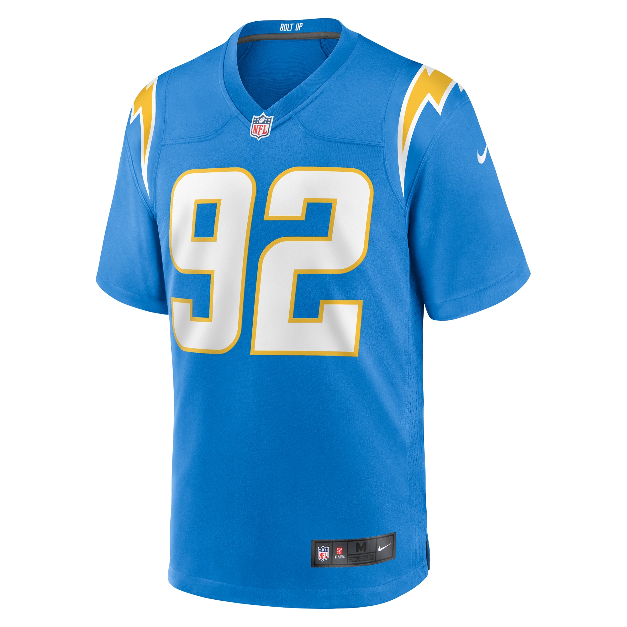 Andrew Farmer Los Angeles Chargers Nike Team Game Jersey -  Powder Blue