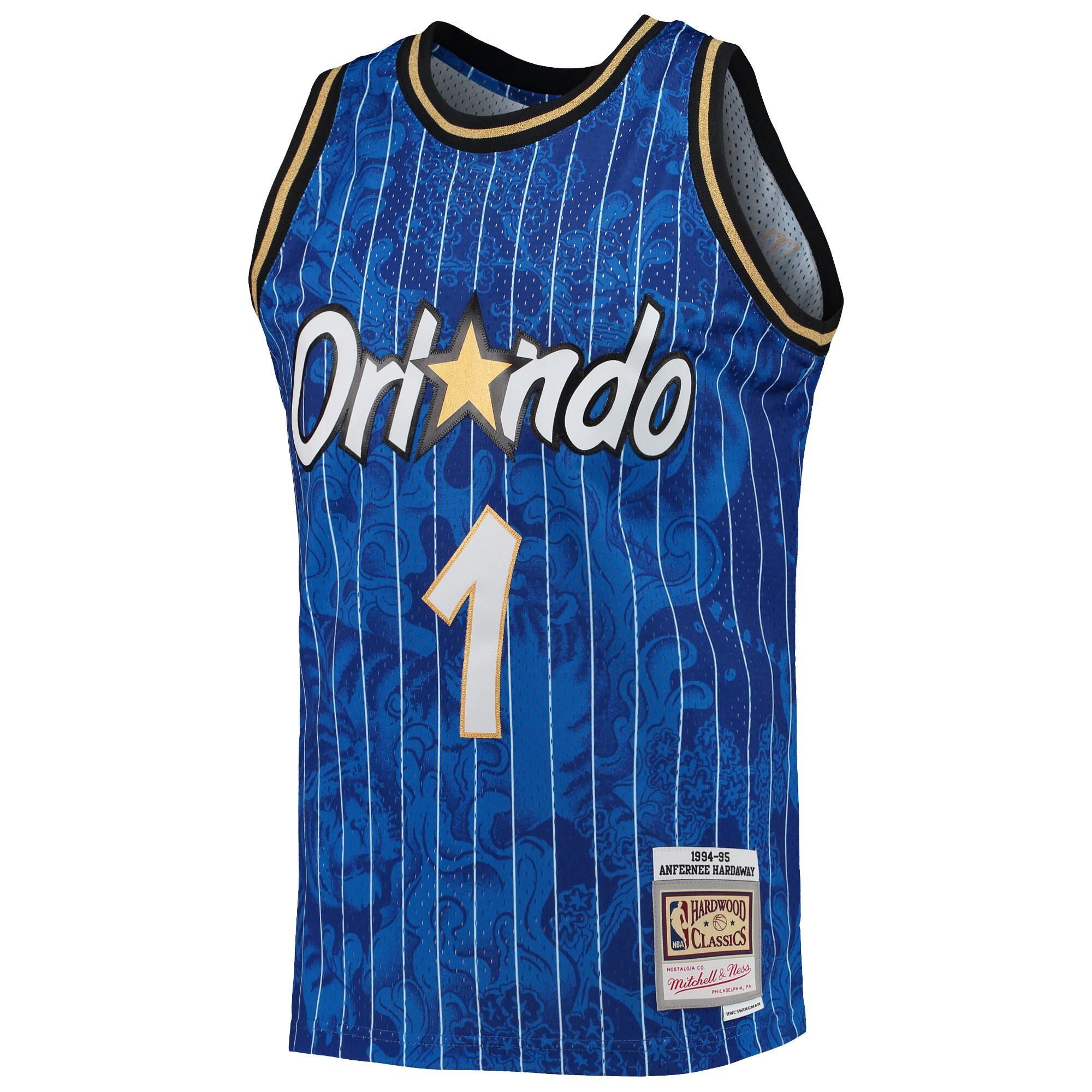 Penny Hardaway Orlando Magic Mitchell & Ness Hardwood Classics 1994/95 Lunar New Year Swingman Jersey - Blue