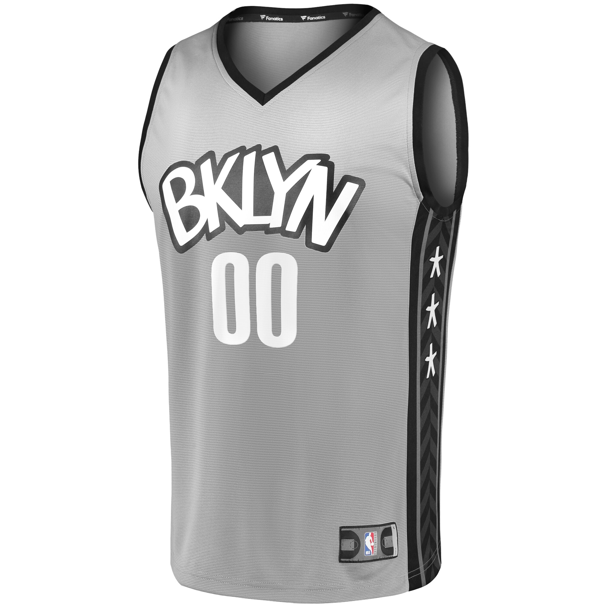 Brooklyn Nets Fanatics Branded Youth Custom Fast Break Replica Jersey Gray - Statement Edition