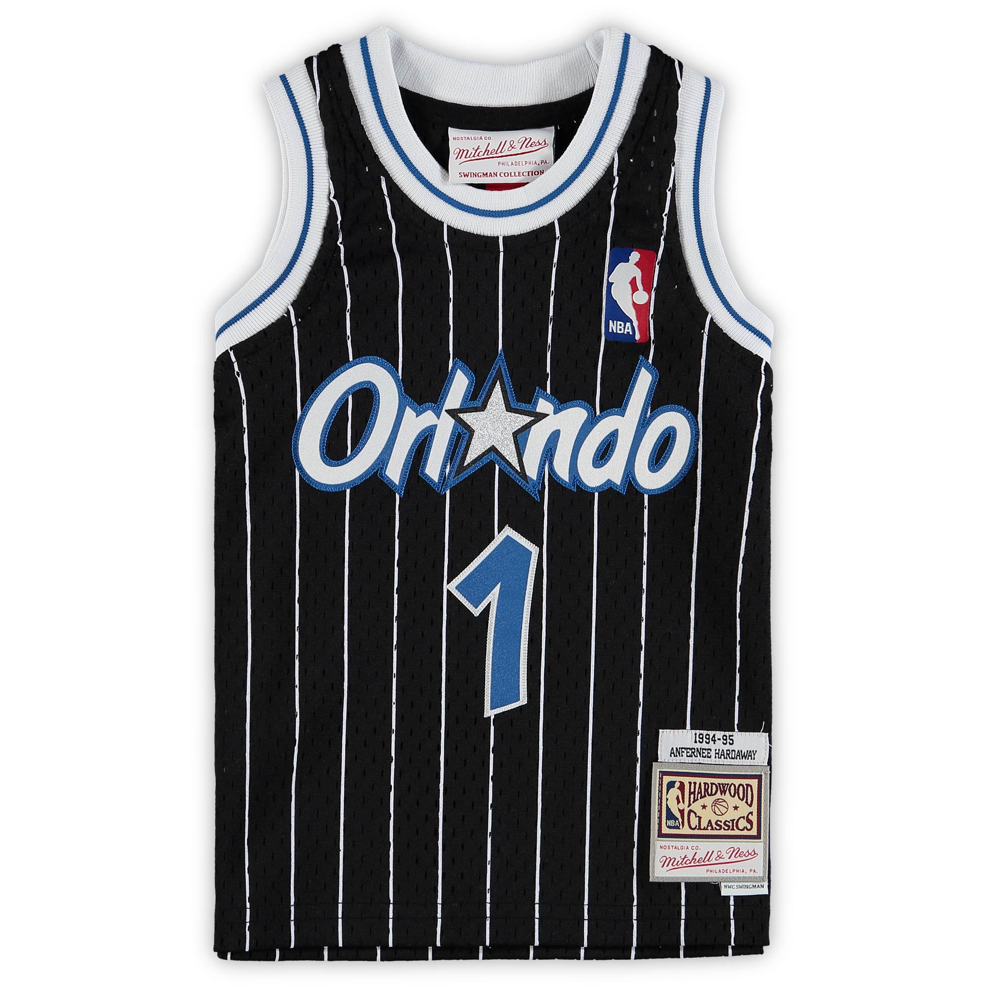 Penny Hardaway Orlando Magic Mitchell & Ness Infant 1994/95 Hardwood Classics Retired Player Jersey - Black
