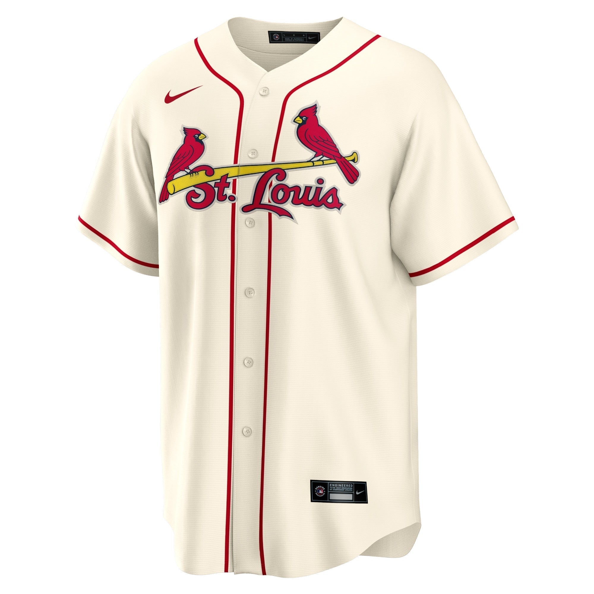 Men's Nike Nolan Arenado Cream St. Louis Cardinals Alternate Official Replica Player Jersey