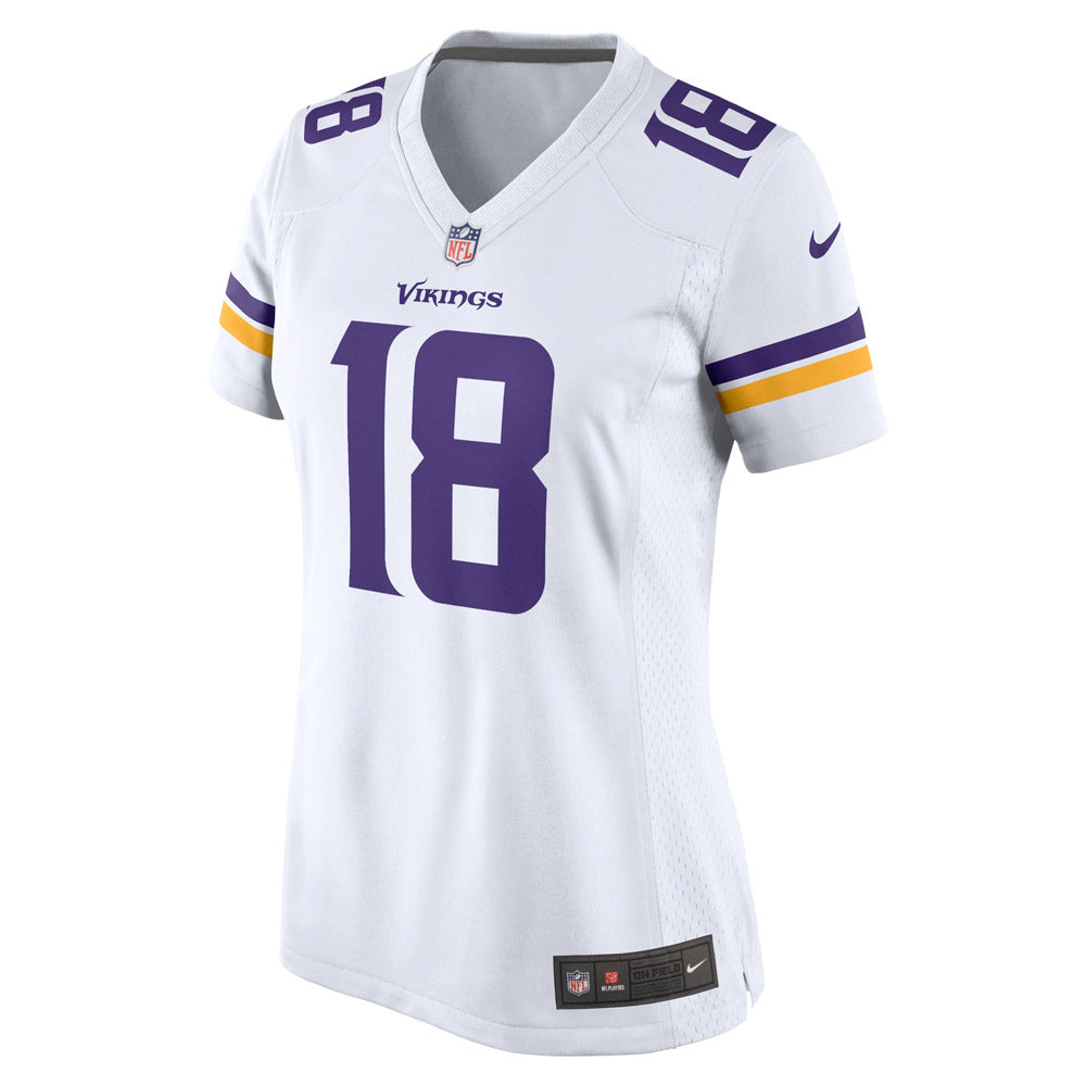 Women's Minnesota Vikings Justin Jefferson Game Jersey White