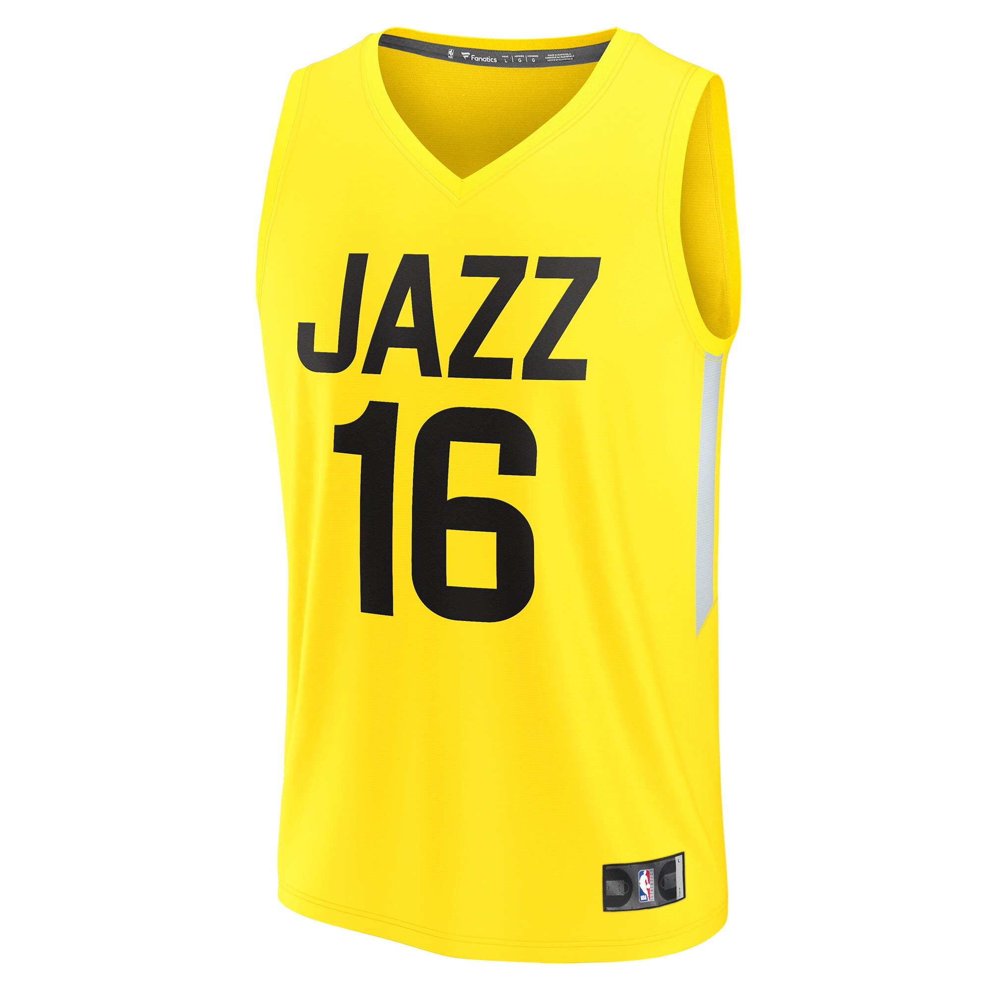 Simone Fontecchio Utah Jazz Fanatics Branded 2022/23 Fast Break Replica Player Jersey - Icon Edition - Yellow