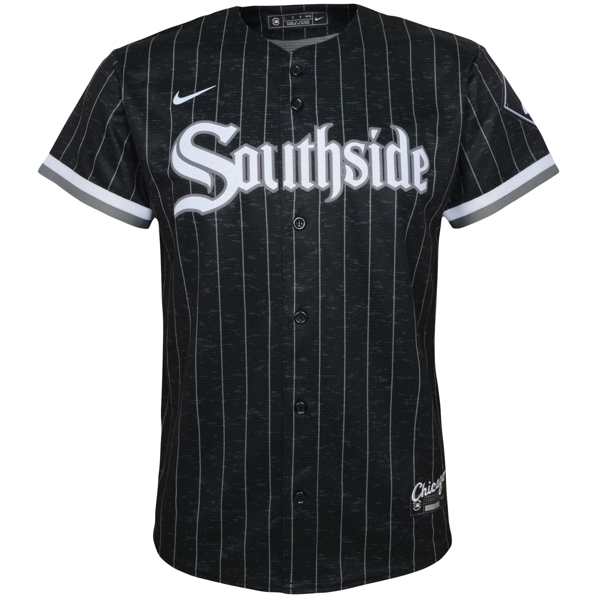 Tim Anderson Chicago White Sox Nike Black 2021 City Connect Replica Player Jersey - Youth