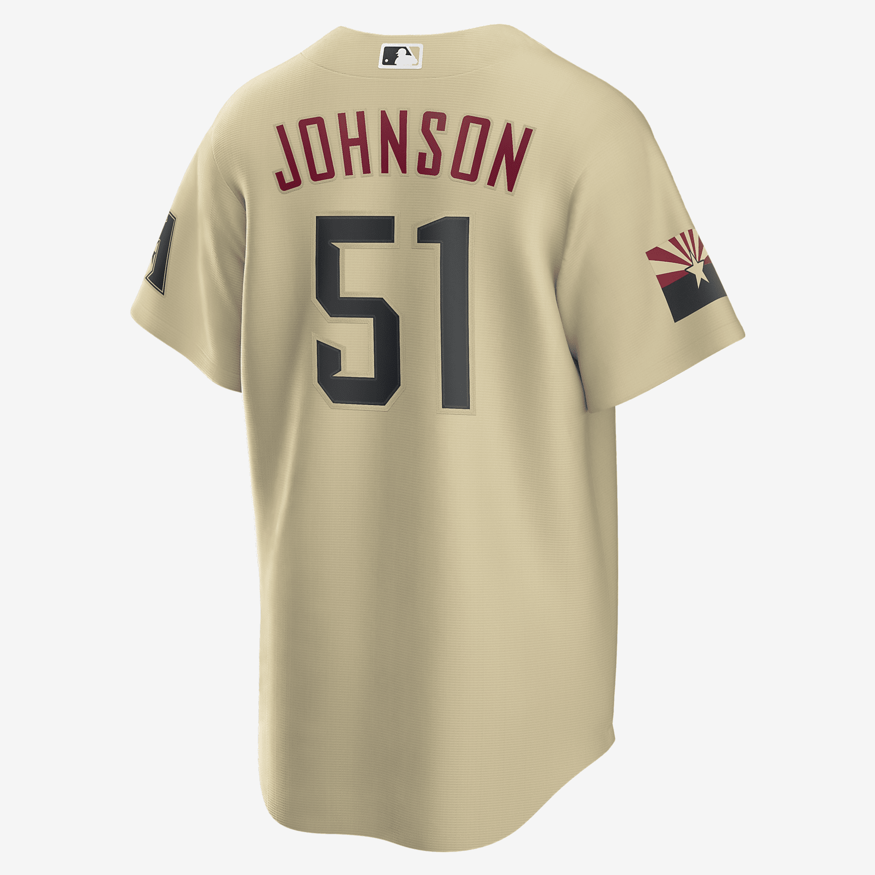 MLB Arizona Diamondbacks City Connect (Randy Johnson) Men's Replica Baseball Jersey - Gold