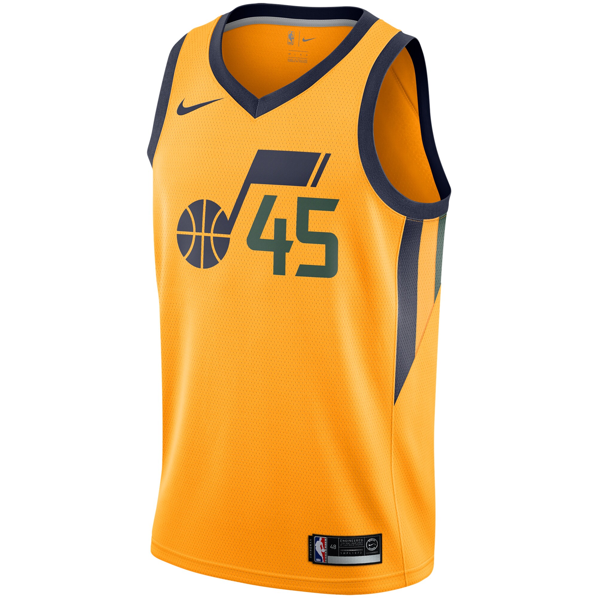 Donovan Mitchell Utah Jazz Nike Replica Swingman Jersey - Statement Edition - Gold