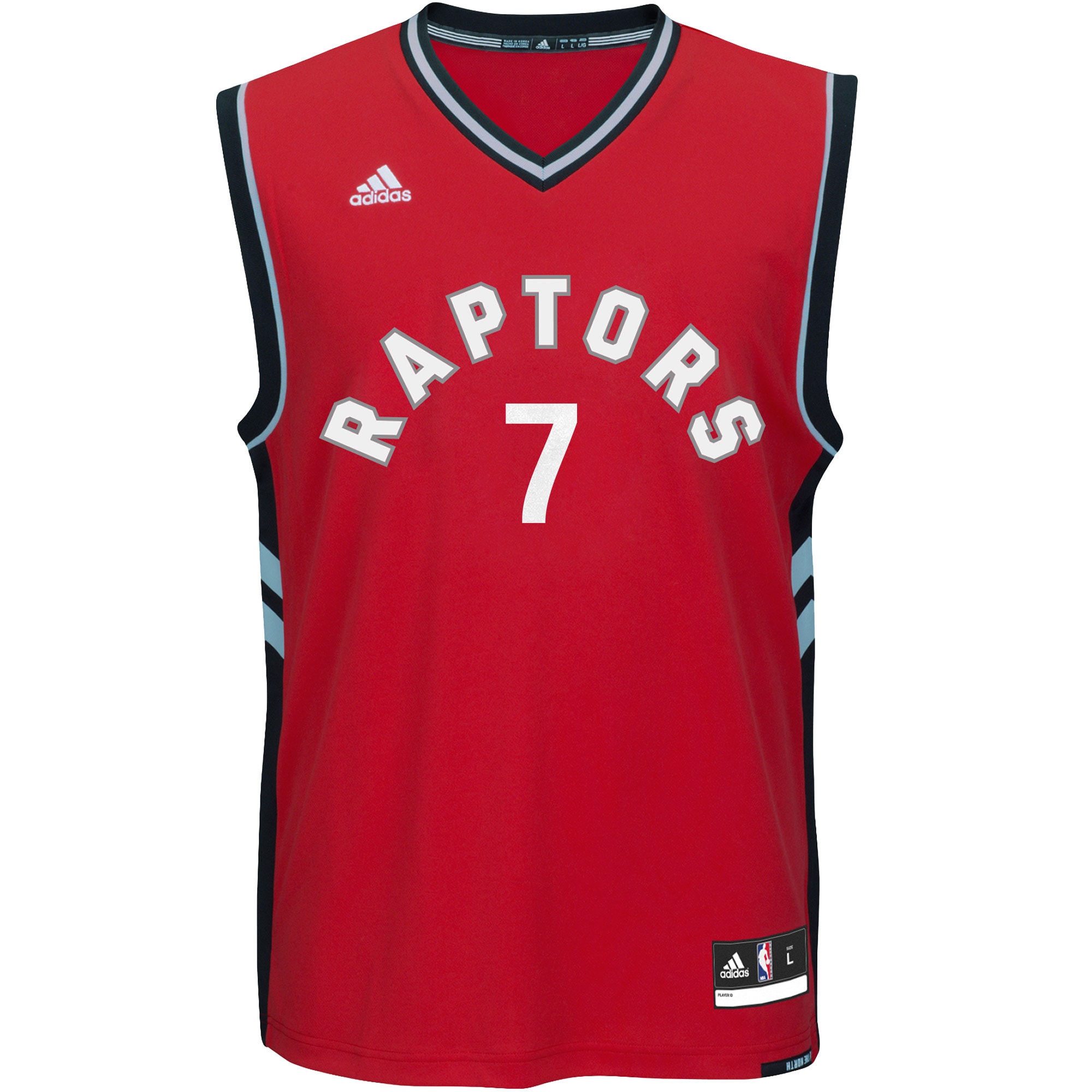 Kyle Lowry Toronto Raptors adidas Road Replica Jersey - Red