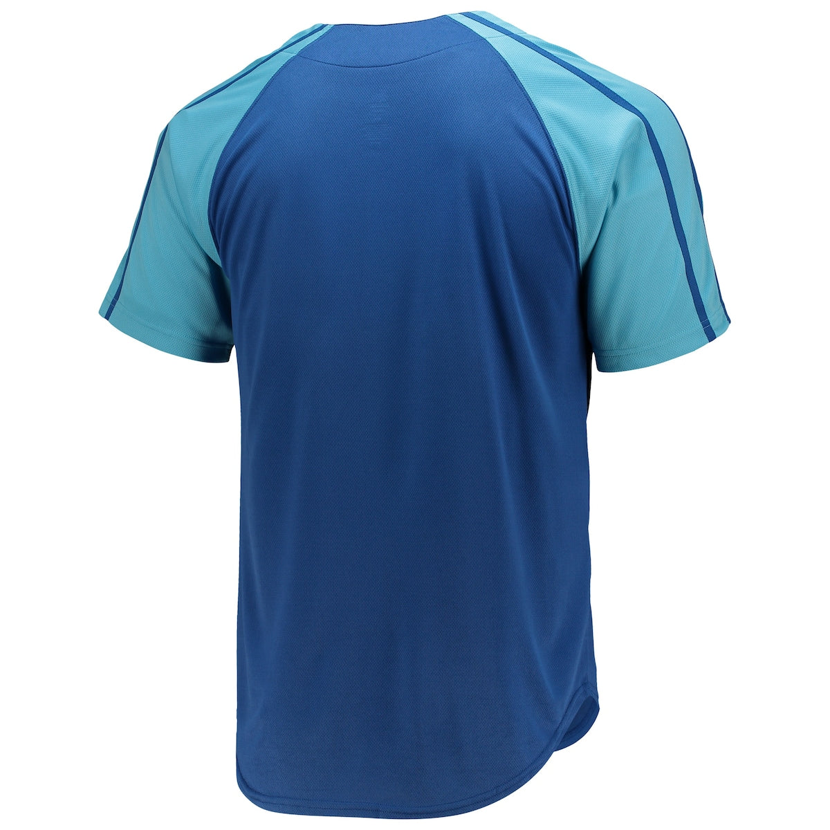 Men's  Stitches Royals Button-Down Raglan Replica Jersey - Blue