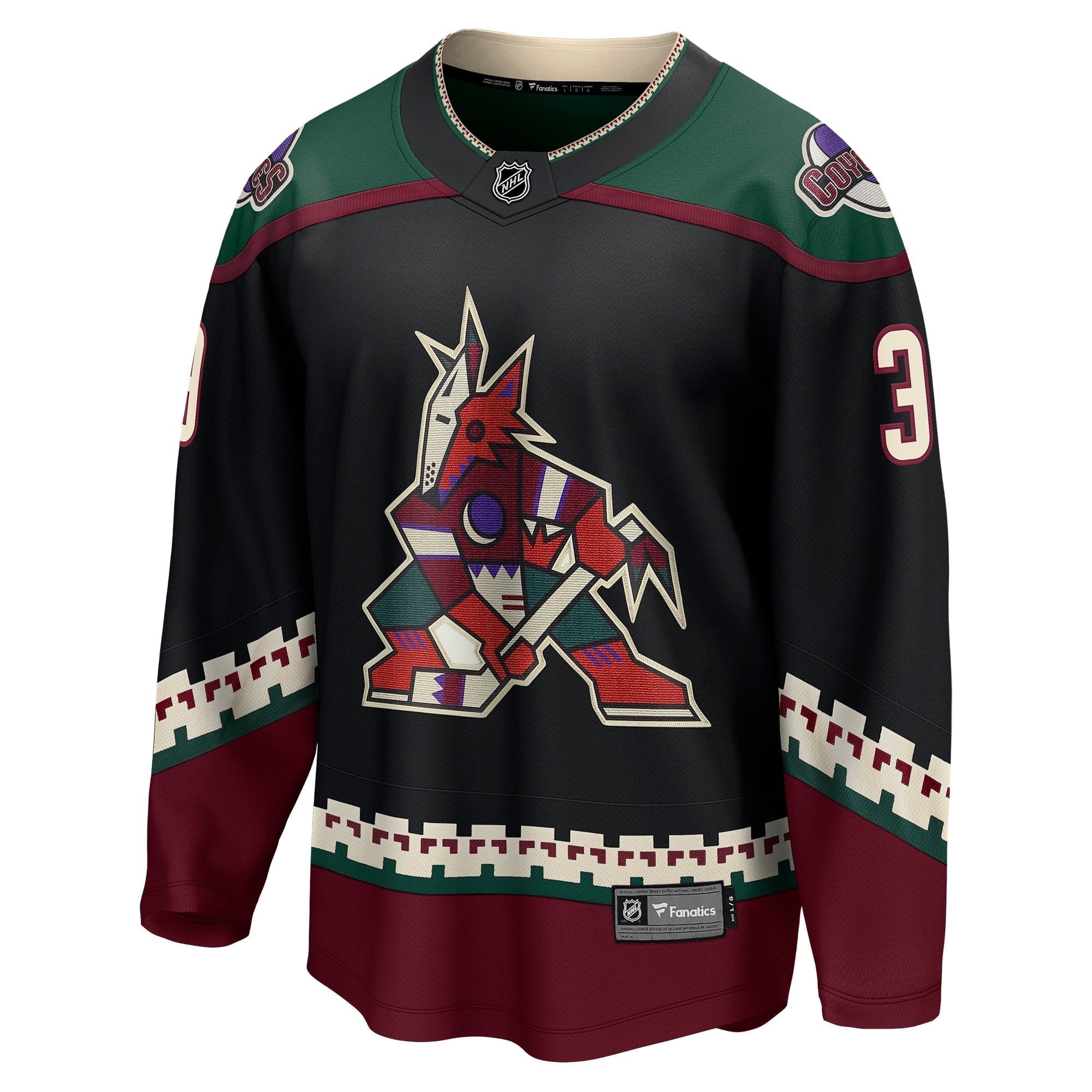 Men's Fanatics Branded Josh Brown Black Arizona Coyotes Home Breakaway Player Jersey