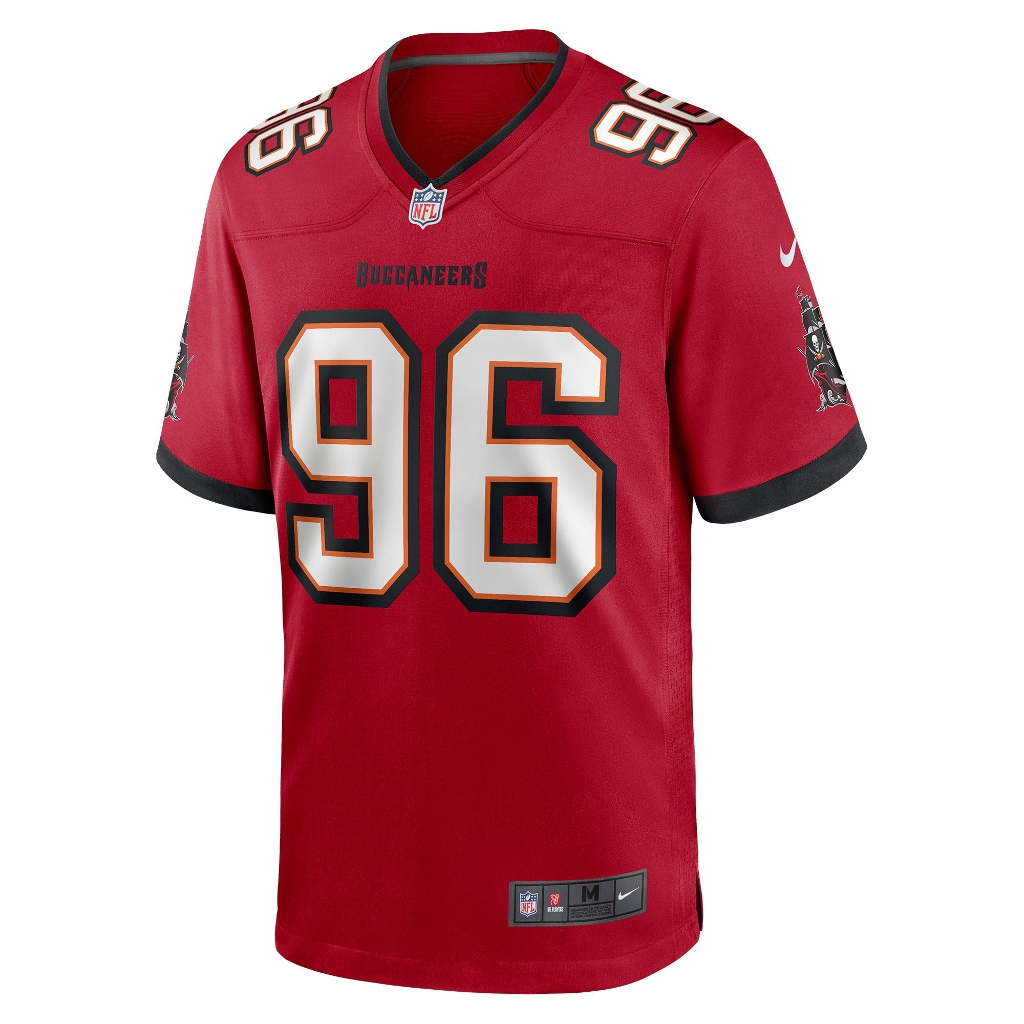 Men's Nike Akiem Hicks Red Tampa Bay Buccaneers Game Player Jersey