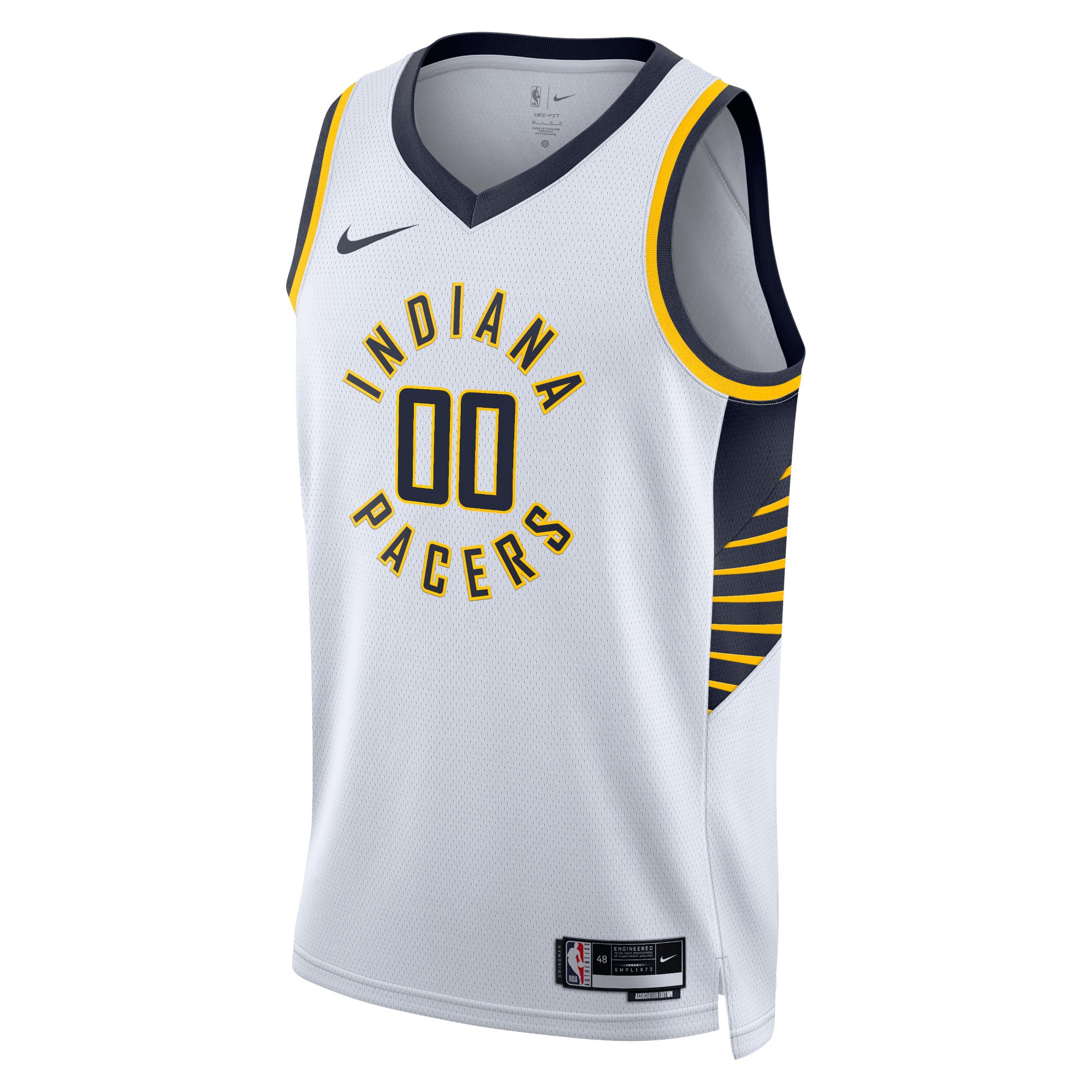 Indiana Pacers Nike Unisex Swingman Custom Jersey White - Icon Edition