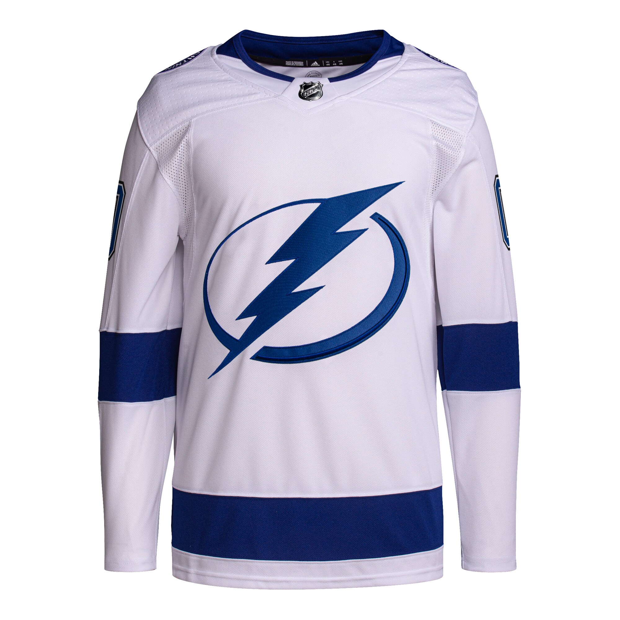 Tampa Bay Lightning adidas Away Custom Primegreen Authentic Pro Jersey?White