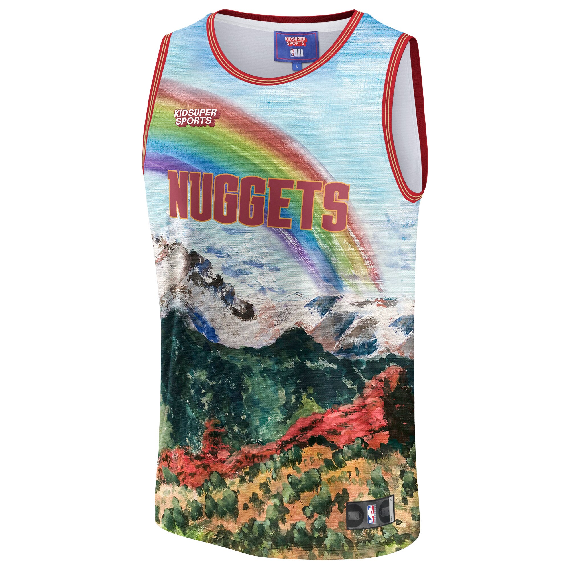 Denver Nuggets NBA & KidSuper Studios by Fanatics Unisex Hometown Jersey - Blue