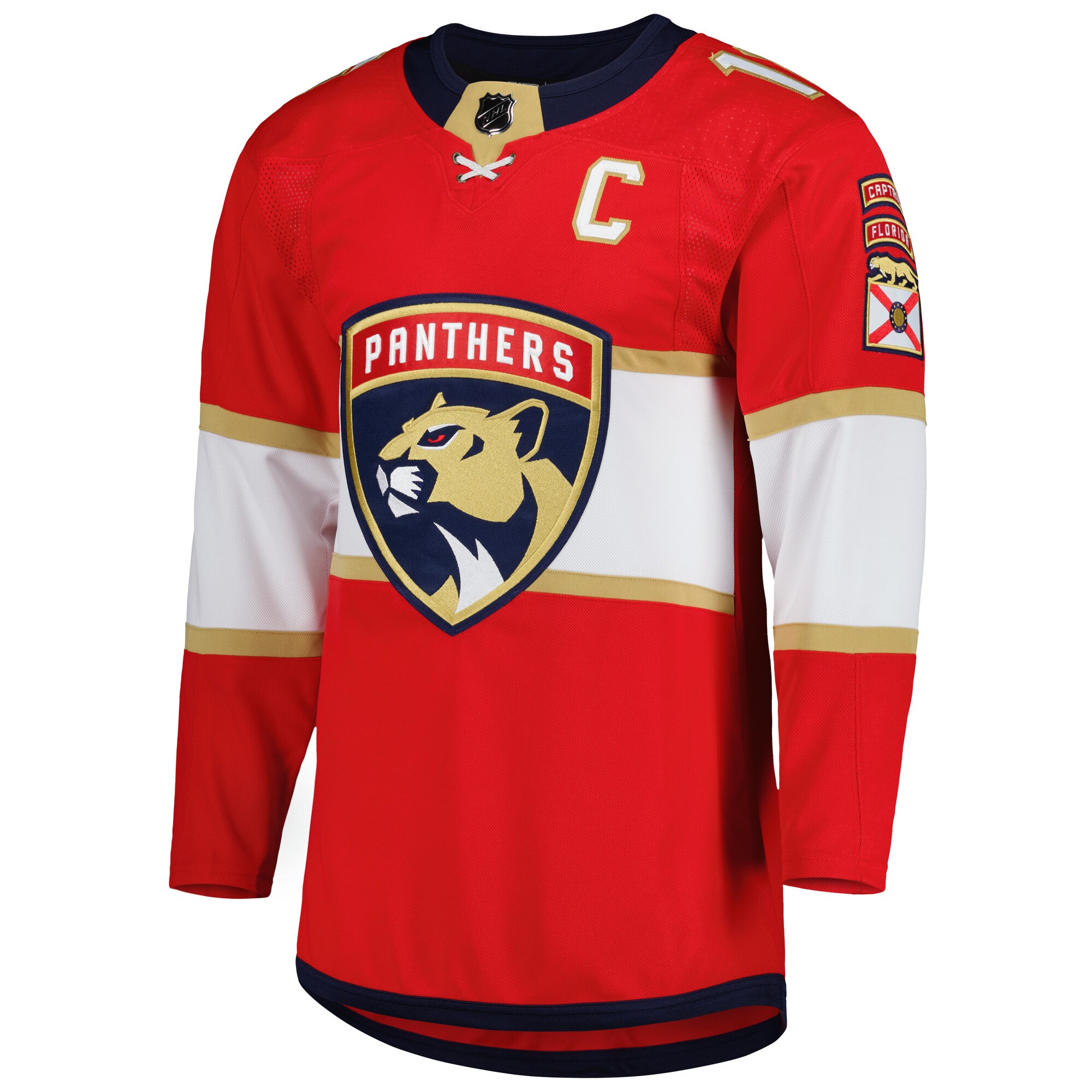 Aleksander Barkov Florida Panthers adidas  Primegreen Authentic Pro Player Jersey - Red