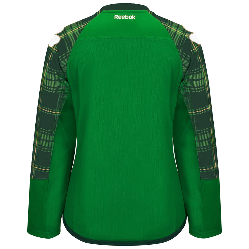 Women's Chicago Blackhawks Tartan Practice St. Patrick's Day Replica Jersey