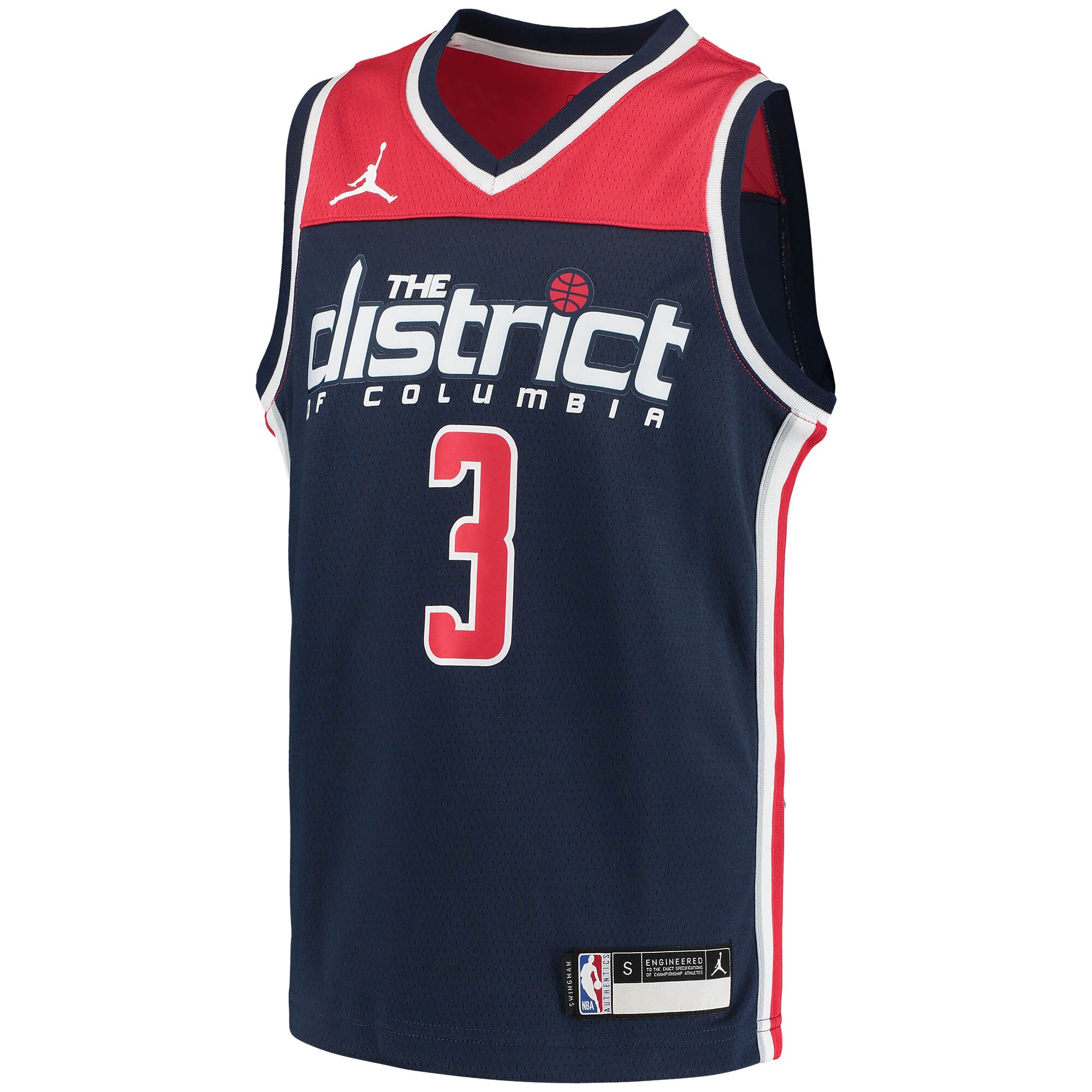 Bradley Beal Washington Wizards Jordans Brand Youth 2020/21 Swingman Player Jersey - Statement Edition - Navy