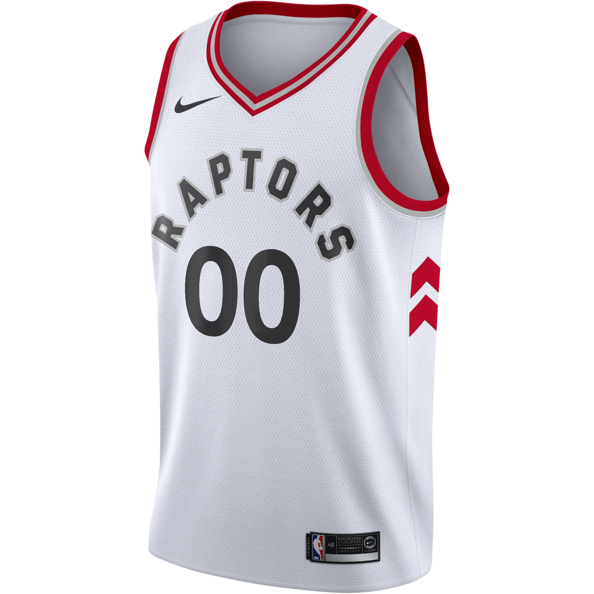 Toronto Raptors Nike 2020/21 Swingman Custom Jersey - Association Edition - White