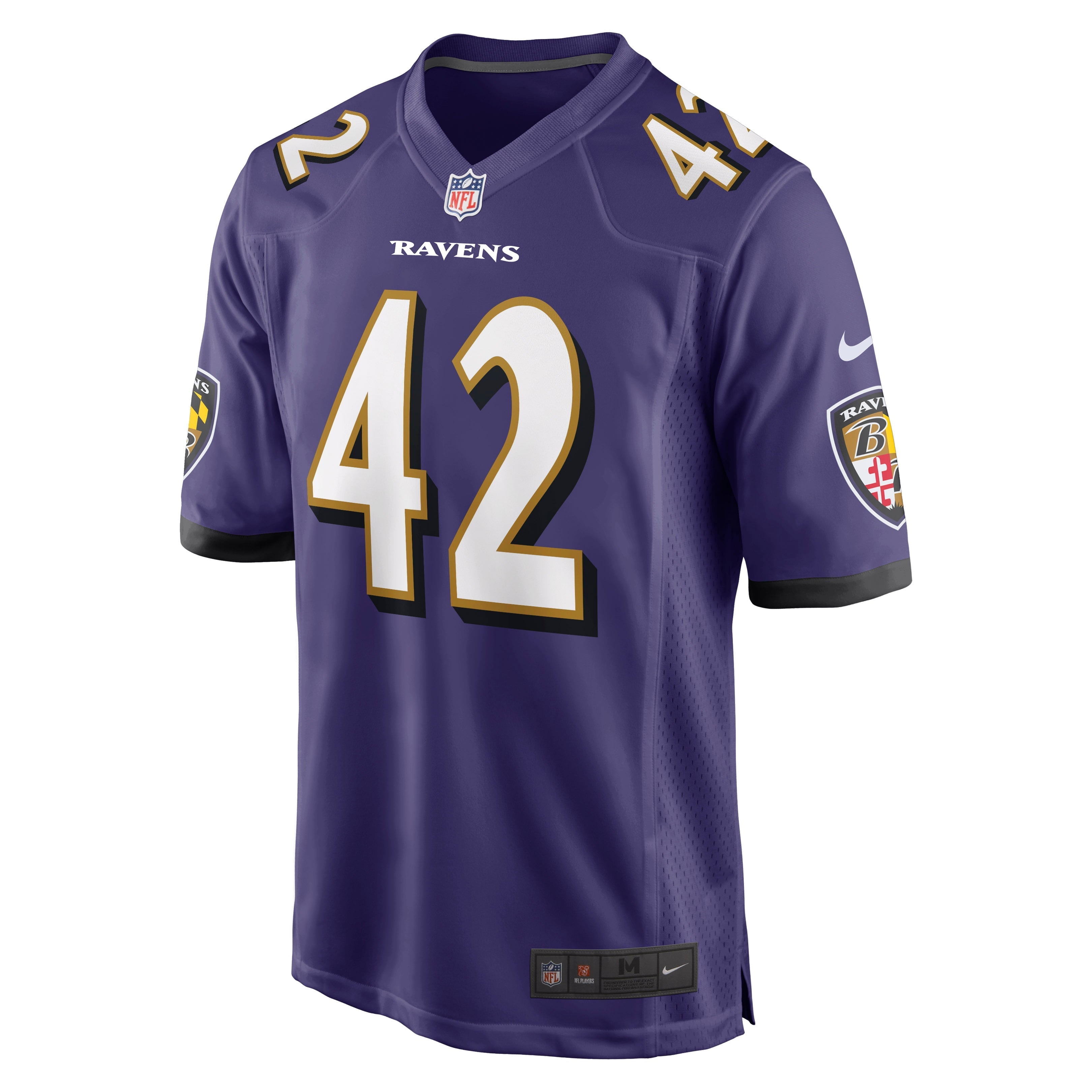 Men's Nike Patrick Ricard Purple Baltimore Ravens Game Jersey