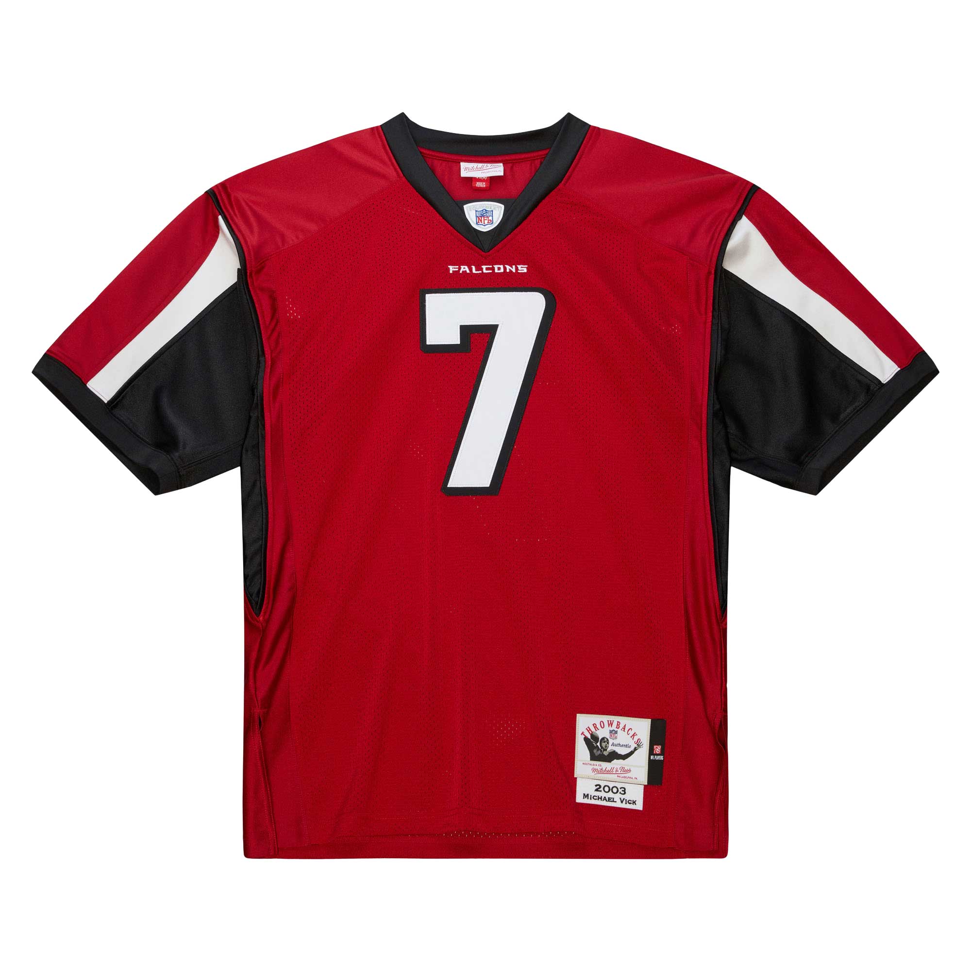 Michael Vick Atlanta Falcons Mitchell & Ness 2003 Authentic Jersey - Red