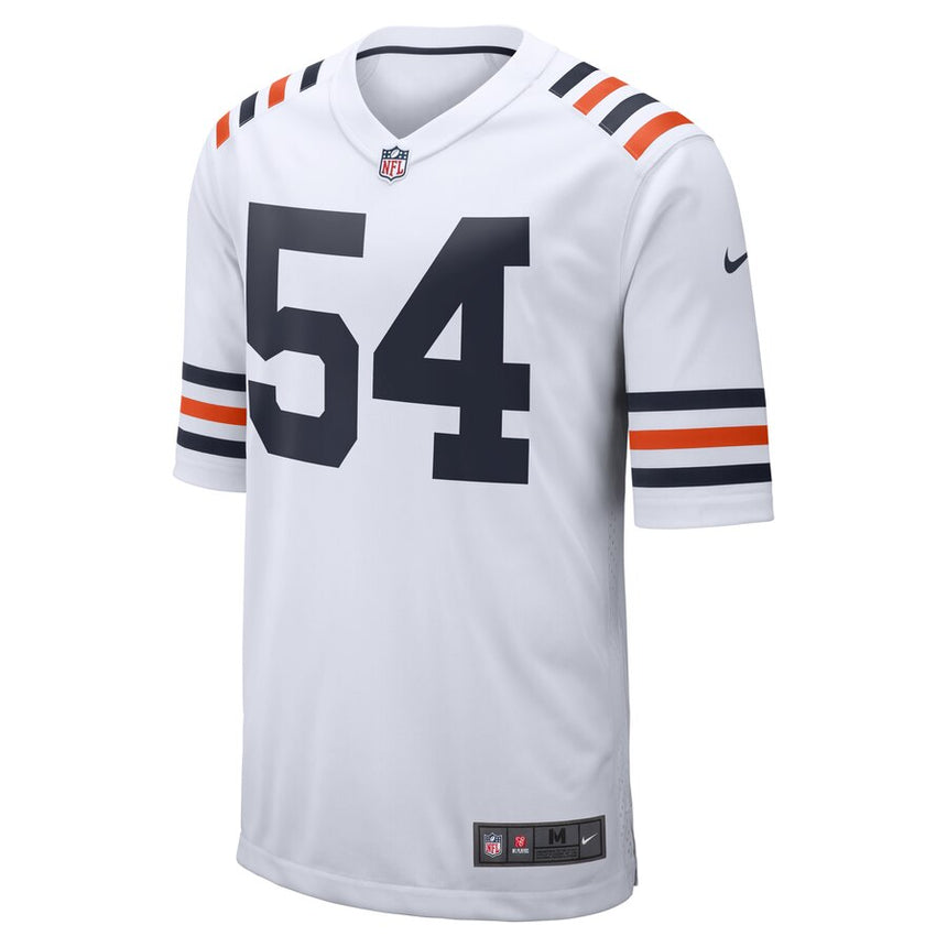 Men's Chicago Bears Brian Urlacher White Alternate Classic Retired Player Game Jersey
