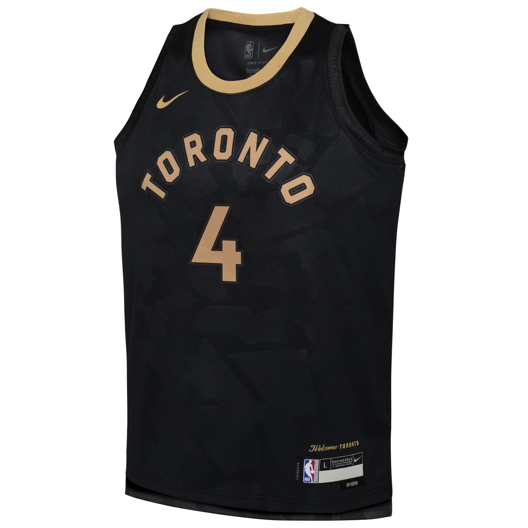 Scottie Barnes Toronto Raptors Nike Youth 2022/23 Swingman Jersey - City Edition - Black