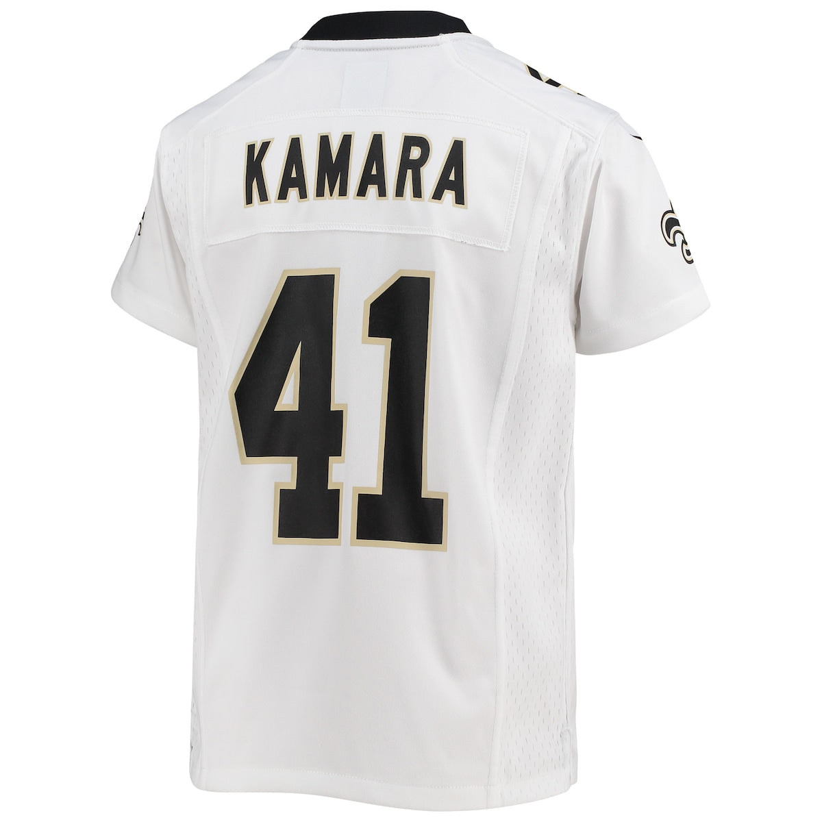 Boys' Grade School Alvin Kamara Nike Saints Team Color Game Day Jersey - White