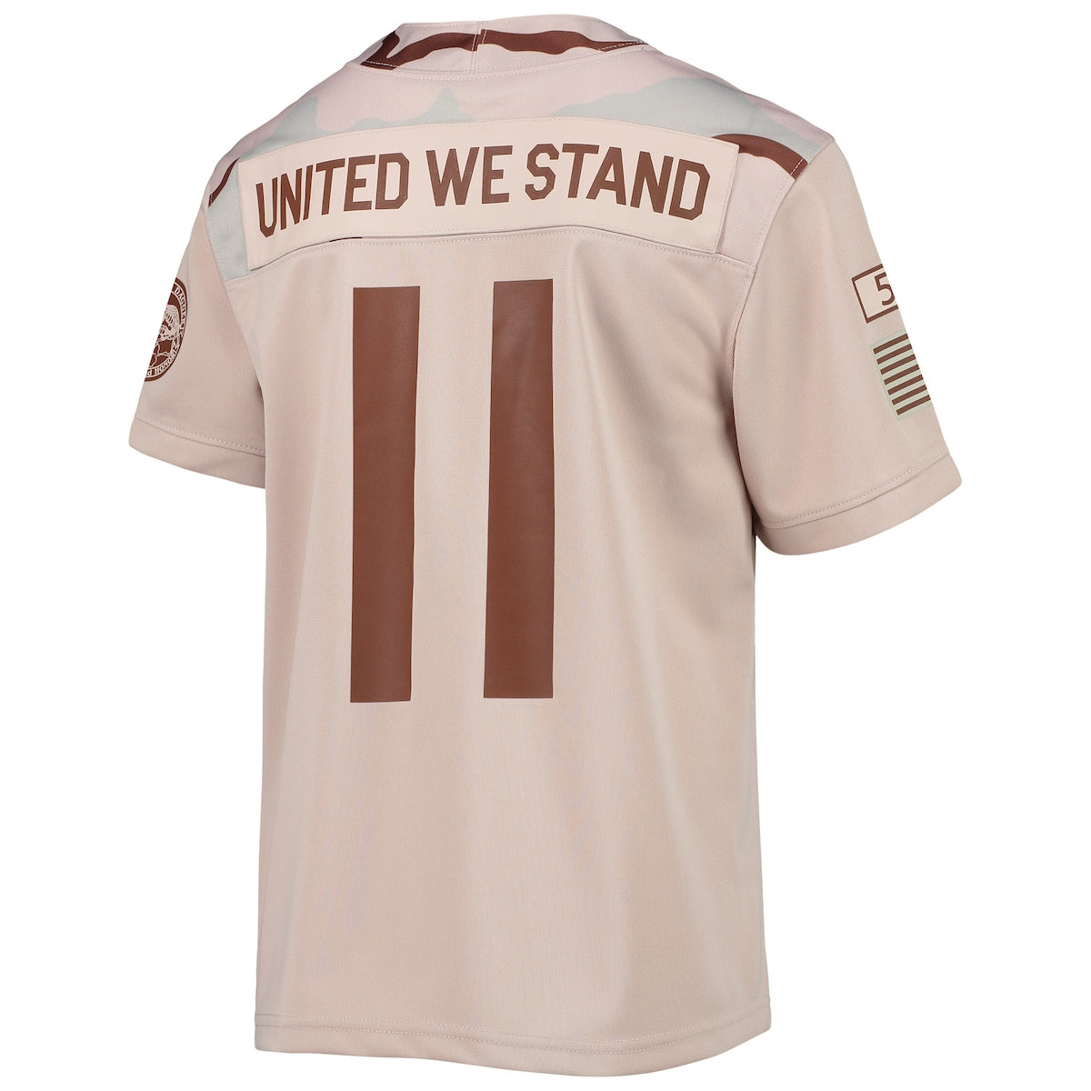 Boys' Grade School  Nike Army #11 Tan Untouchable Replica Football Jersey - Brown