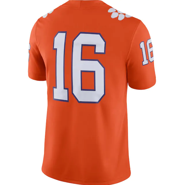 Clemson Tigers #16 Replica Game Football Jersey
