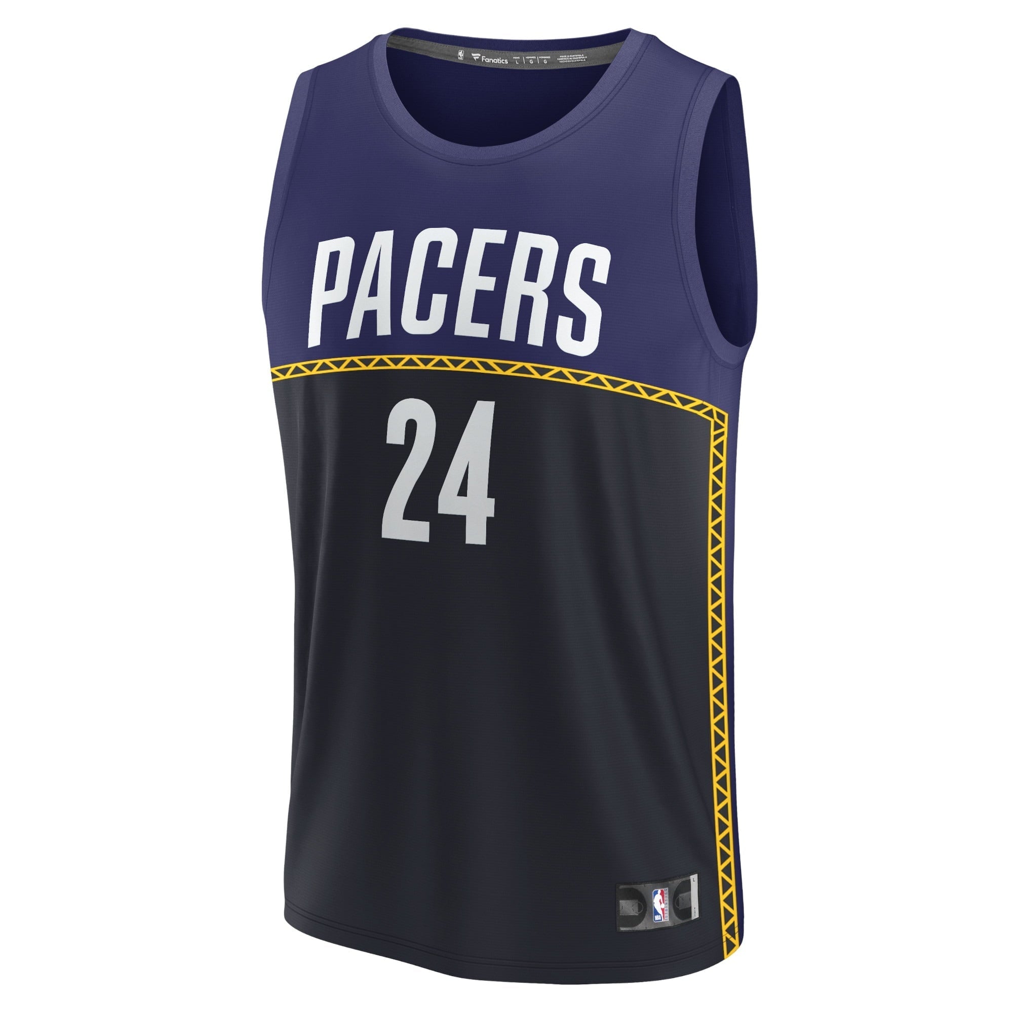 Men's Fanatics Branded Buddy Hield Blue Indiana Pacers 2022/23 Fastbreak Jersey - City Edition