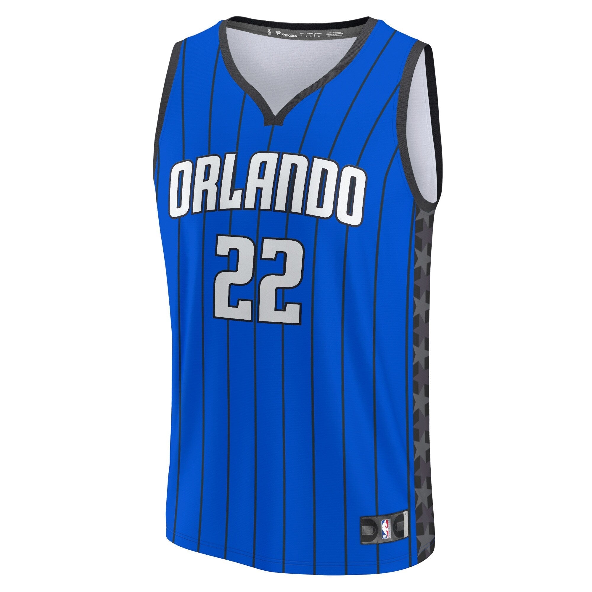 Men's Fanatics Branded Franz Wagner Blue Orlando Magic Fast Break Replica Player Jersey - Statement Edition